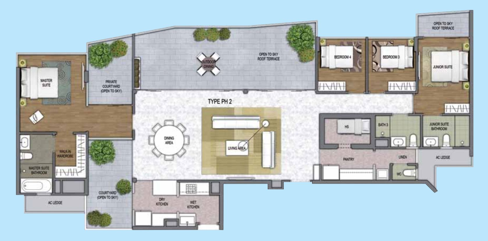 one canberra floor plan