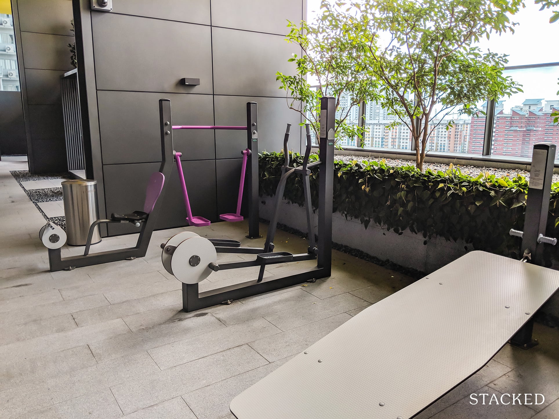 Echelon Condo outdoor gym