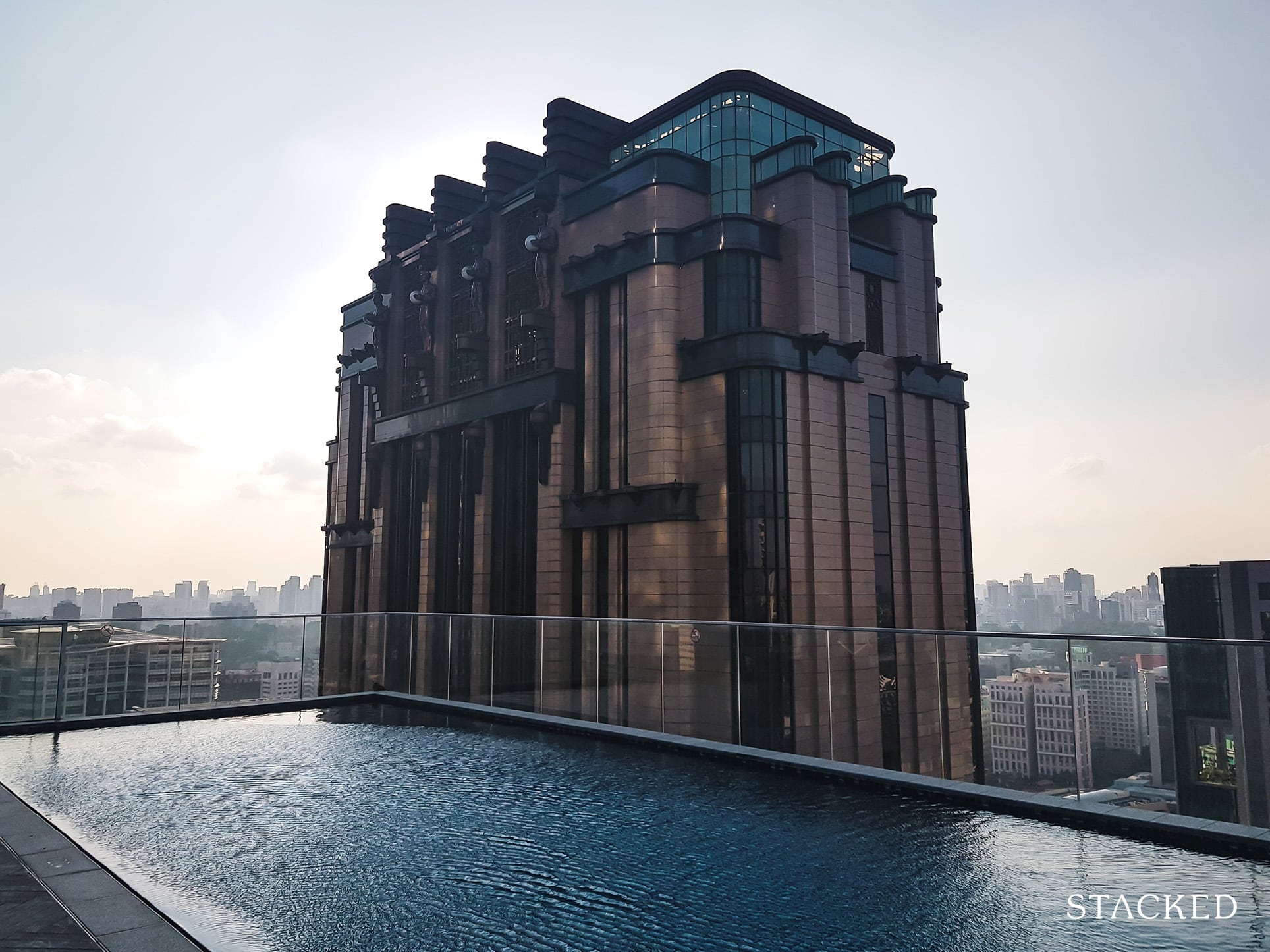 Duo Residences Condo sky pool view 