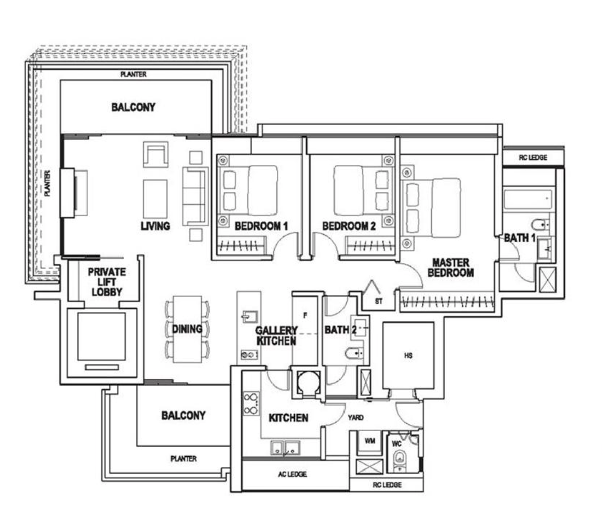 paterson suites floorplan