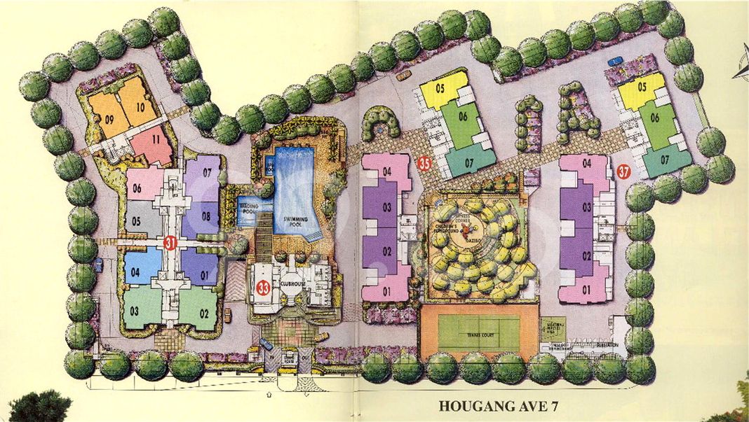 evergreen park site plan