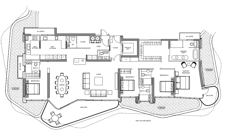 park nova 4 bedroom floorplan