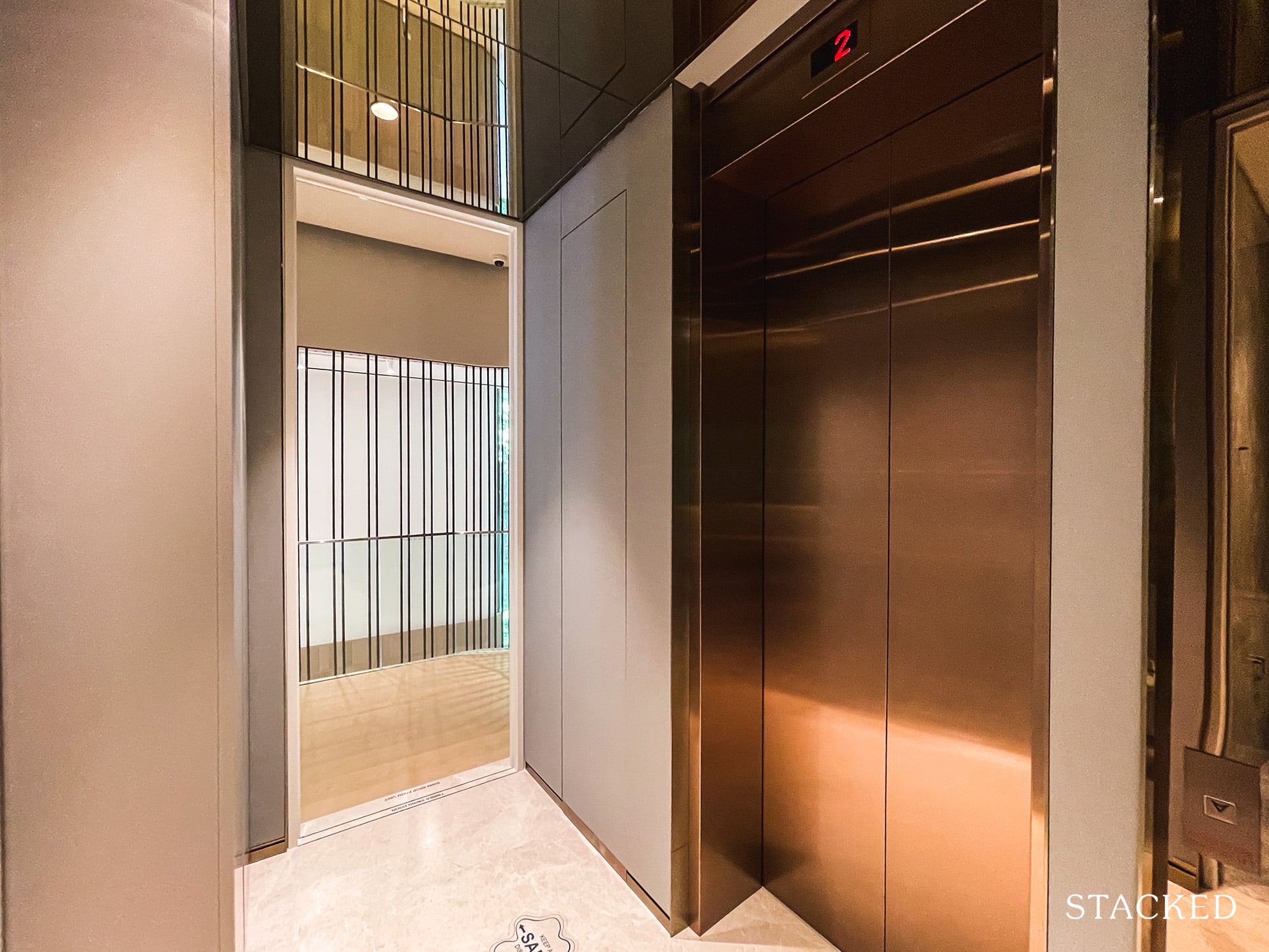 park nova four bedroom lift lobby