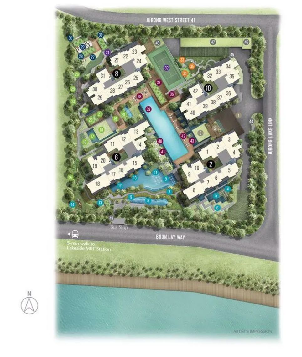 lake grande site plan