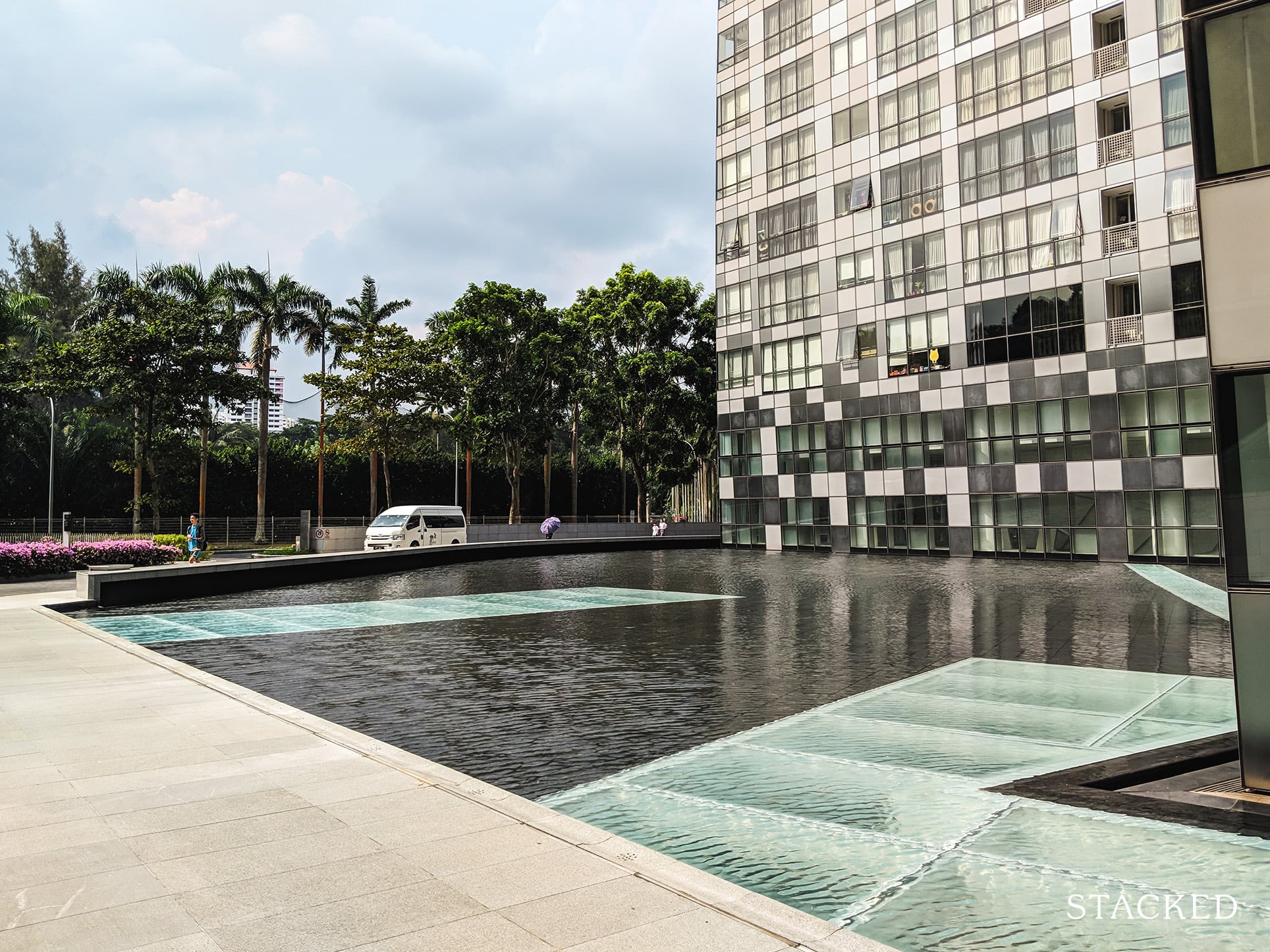 Reflections At Keppel Bay reflecting pool 