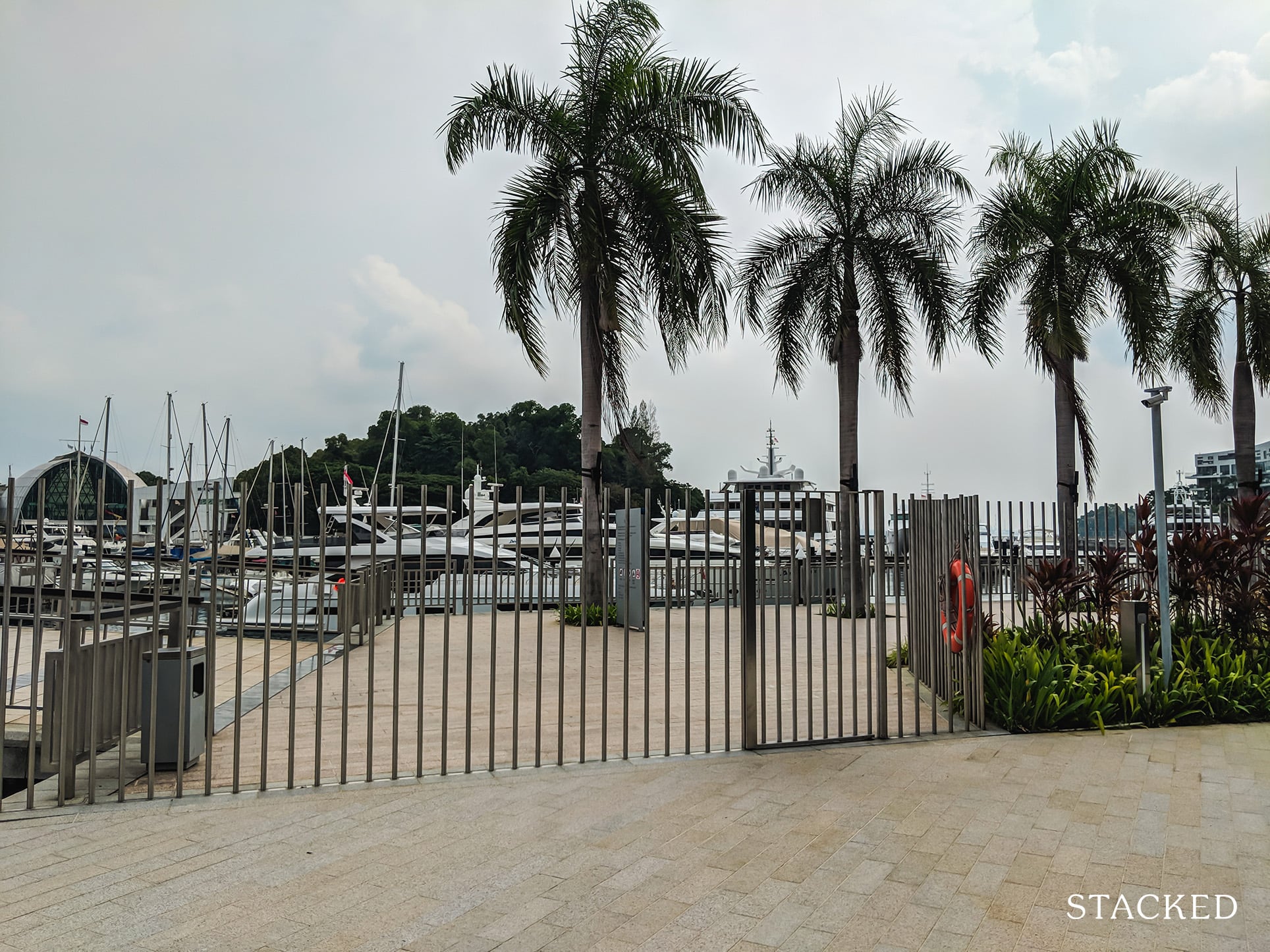 Reflections At Keppel Bay side gate