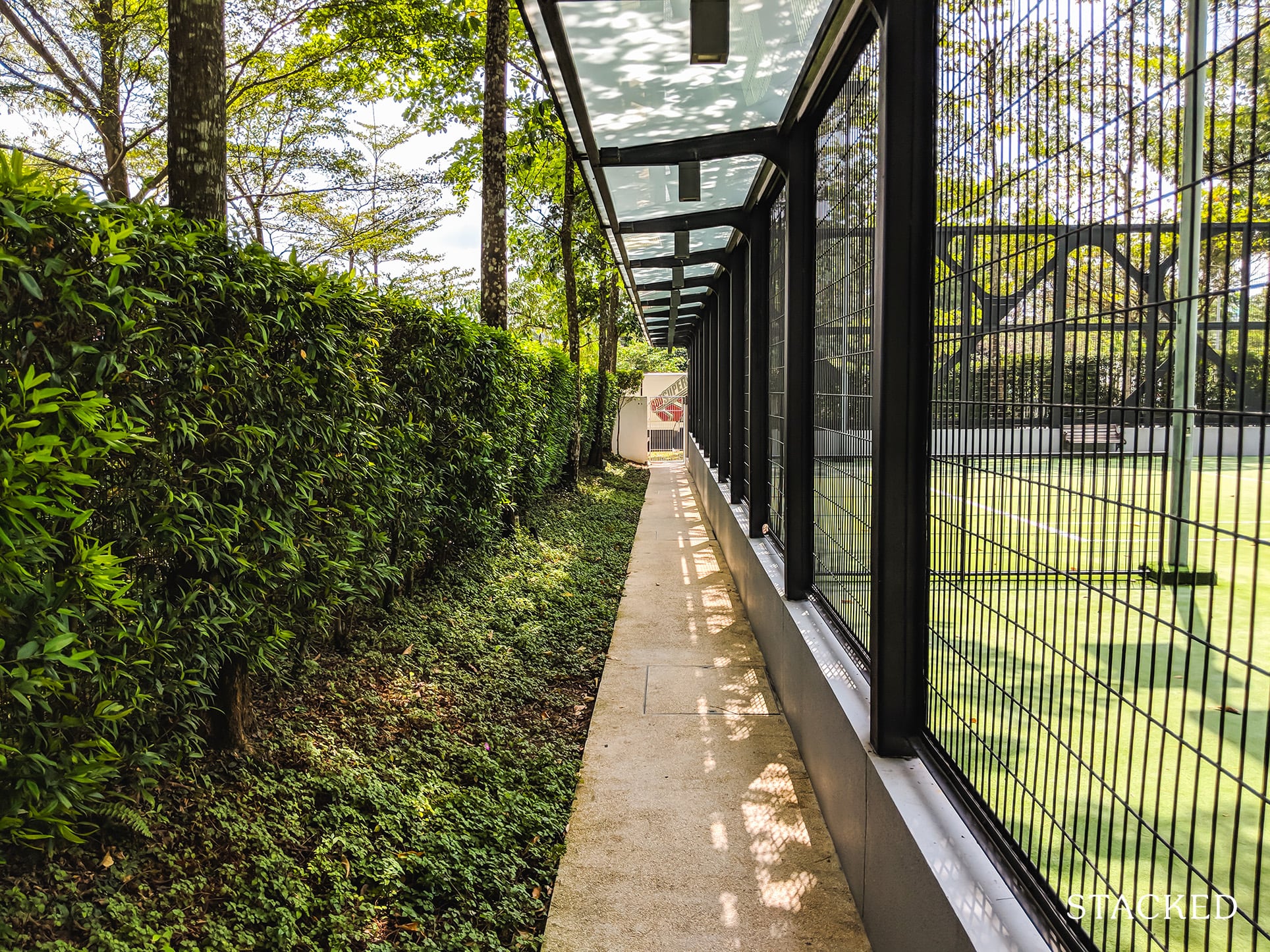 Tree House Condo side gate