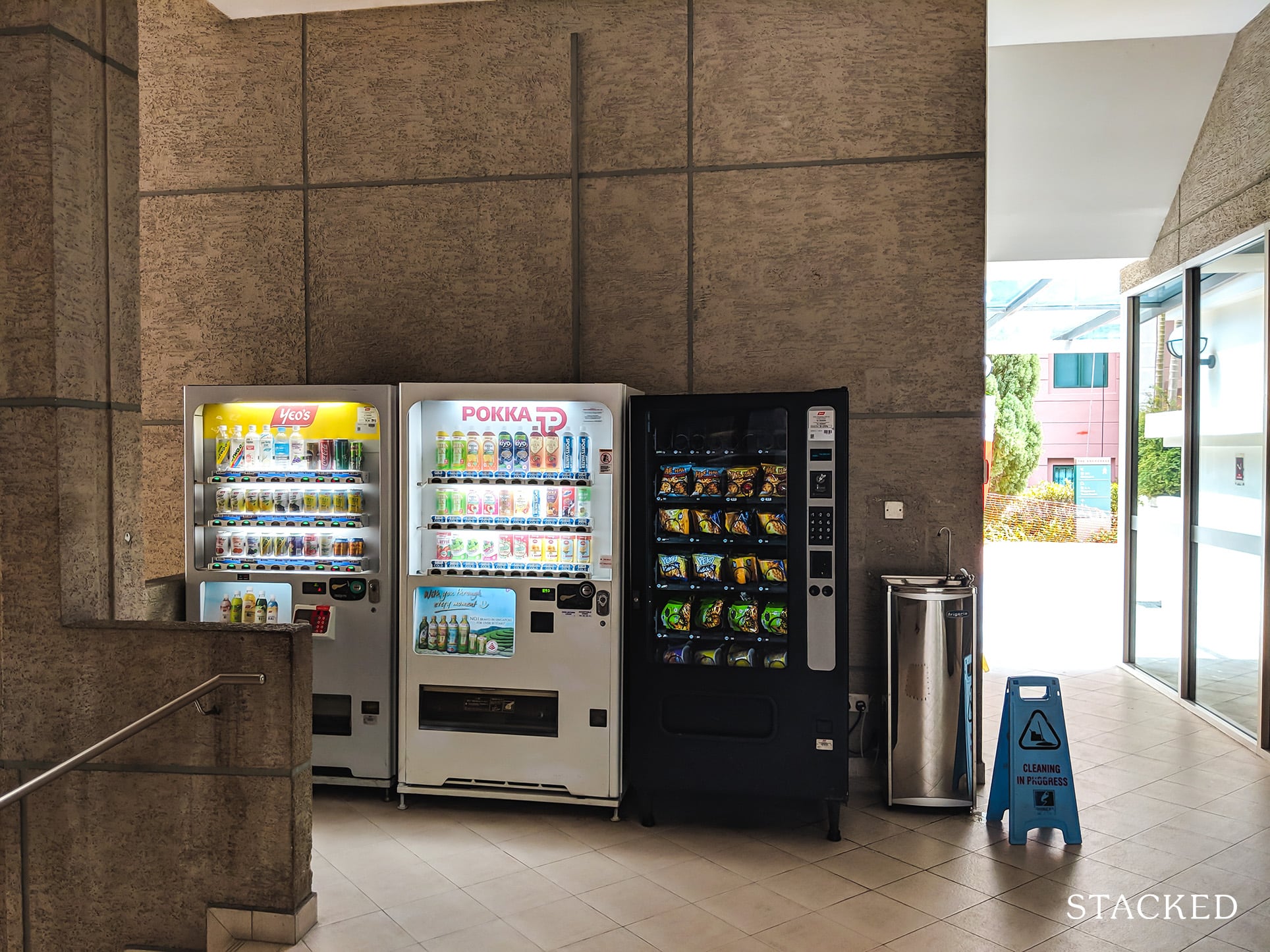 The Anchorage Condo vending machines