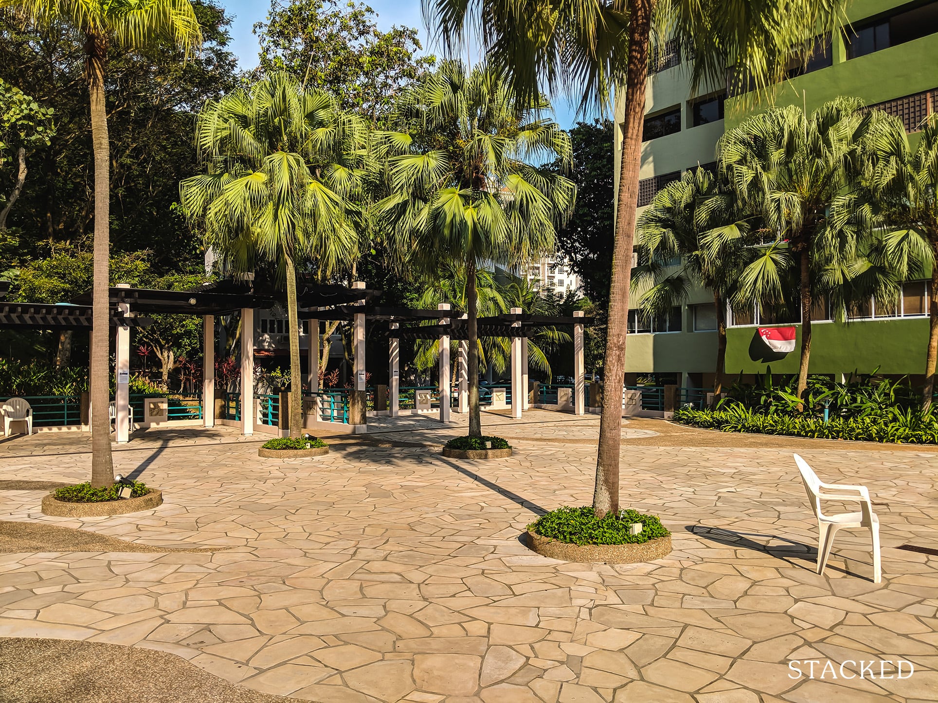 Pine Grove Condo barbeque area