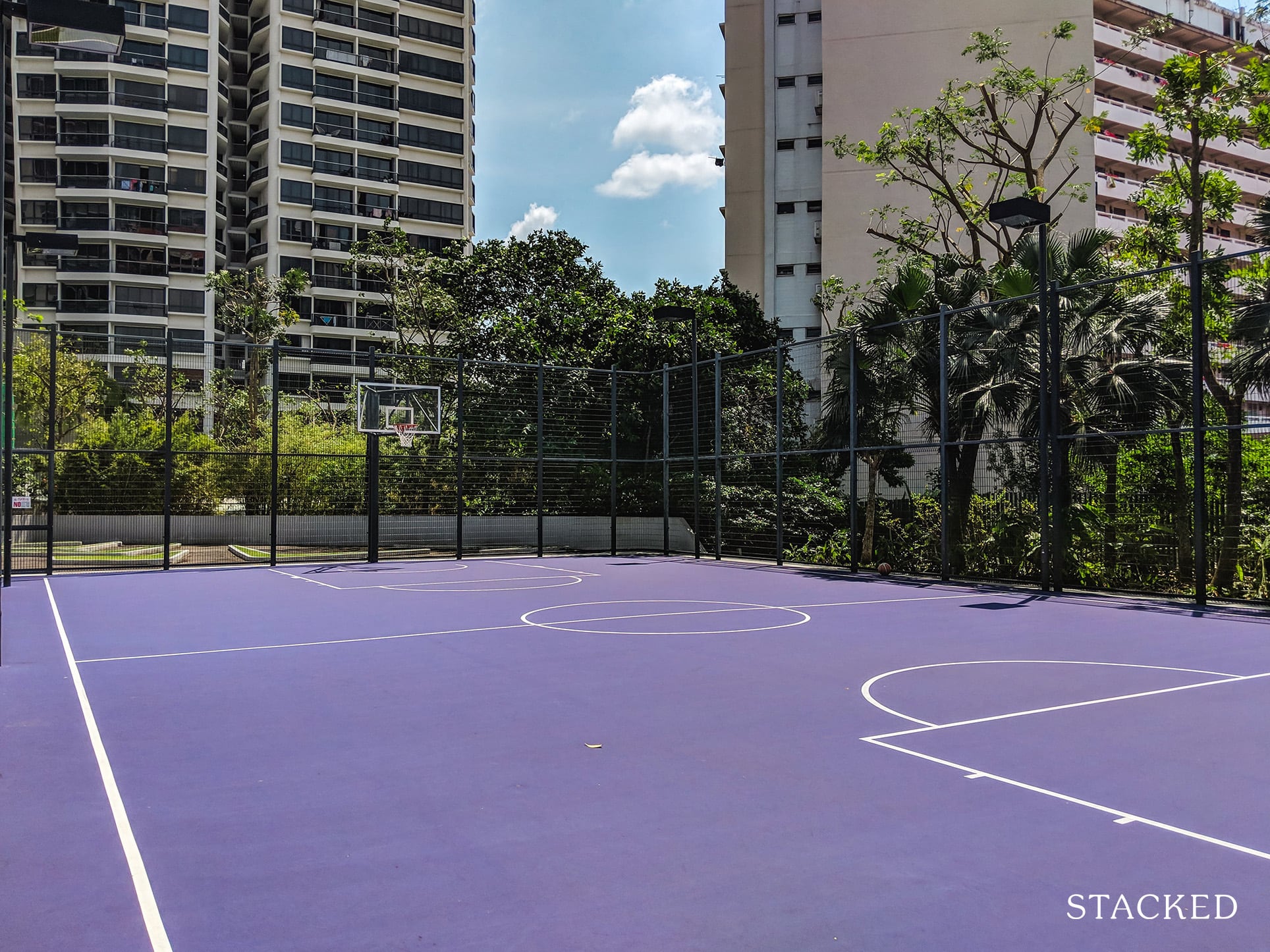 D Leedon  Condo basketball court