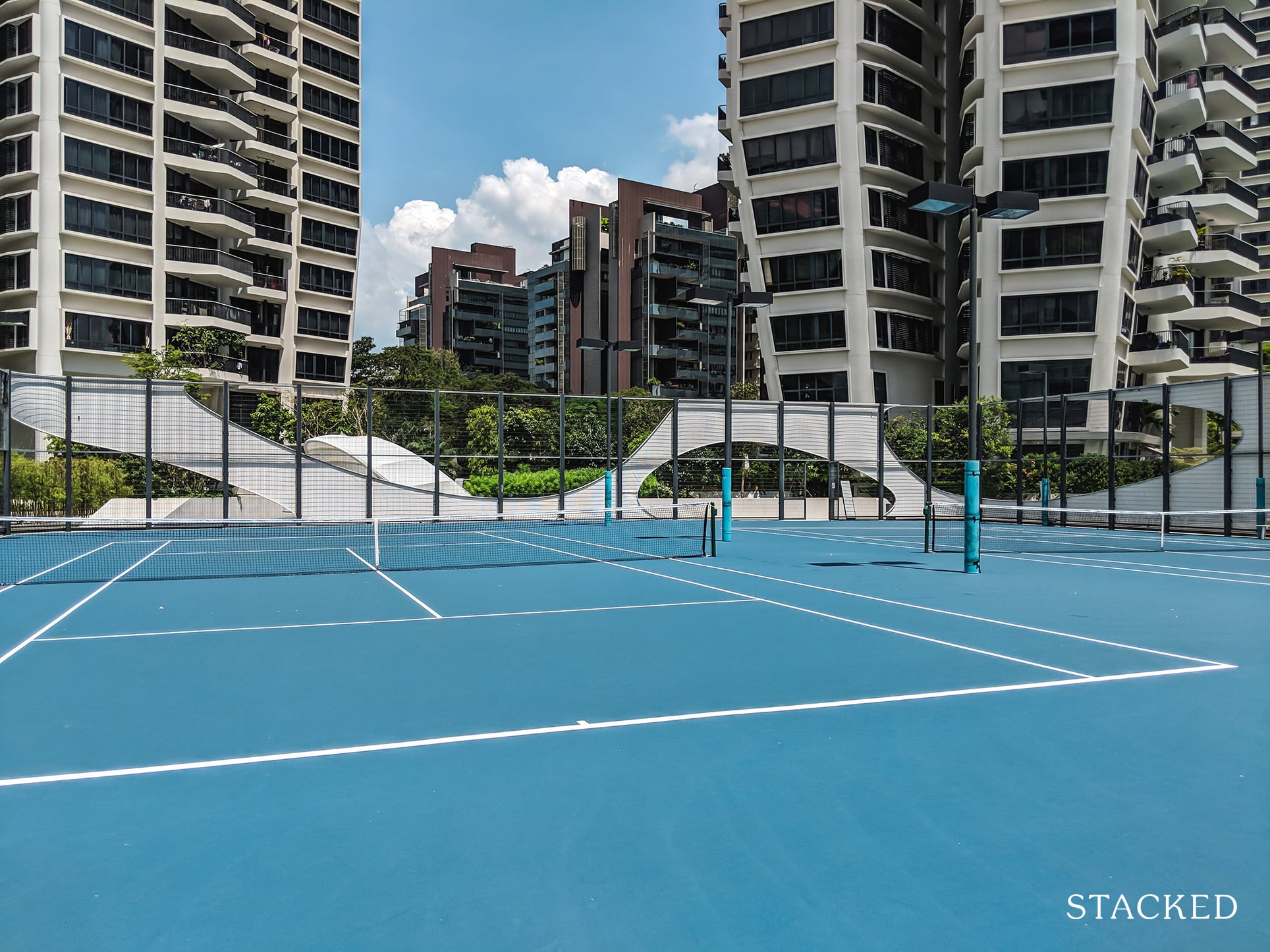 D Leedon  Condo tennis court