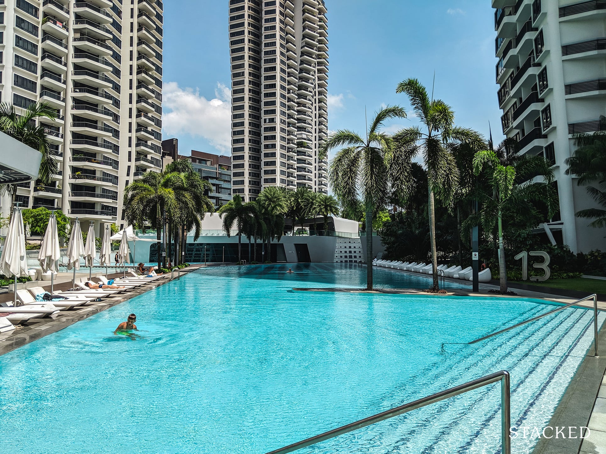 D Leedon  Condo swimming pool