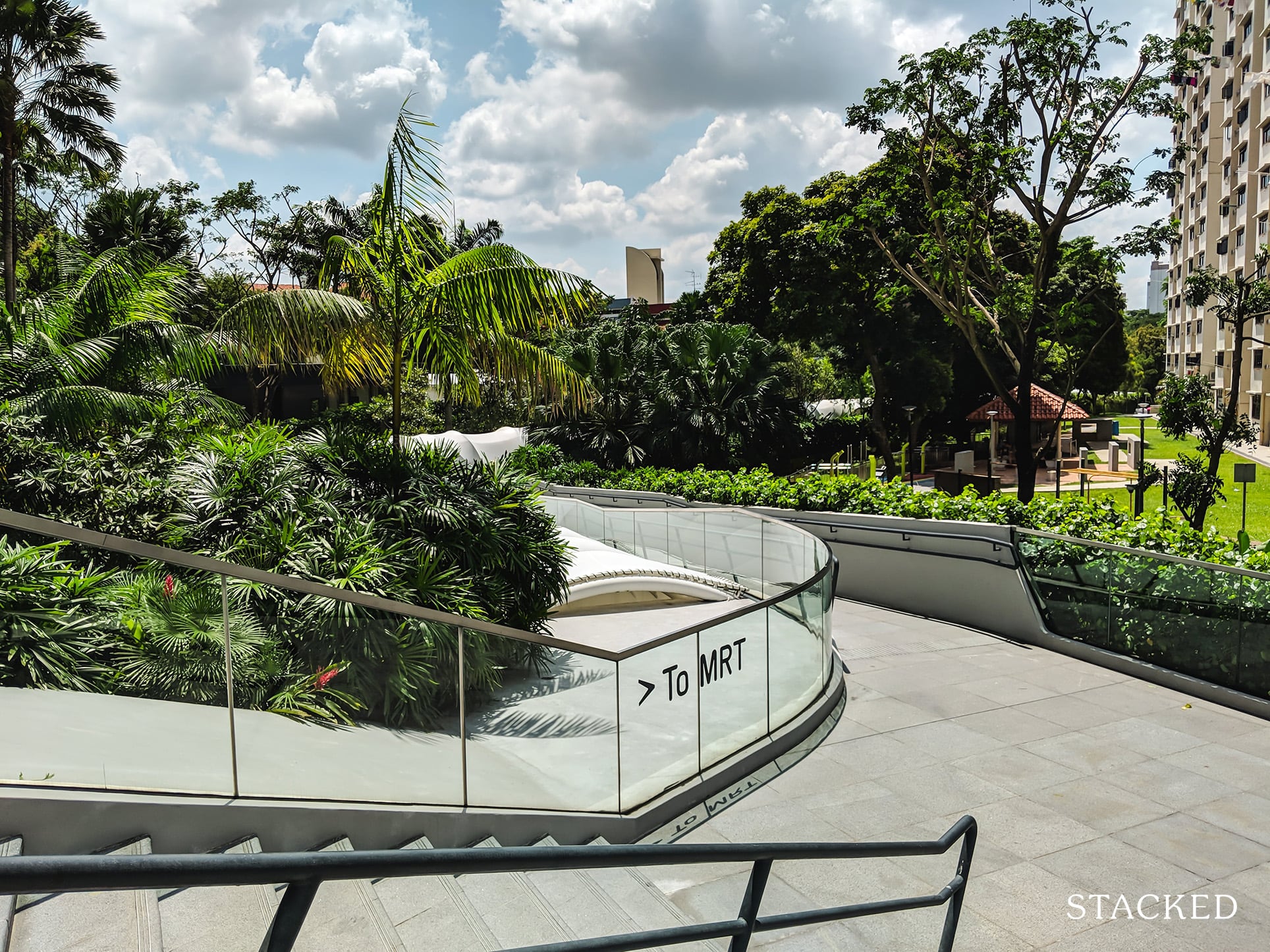 D Leedon Condo walkway