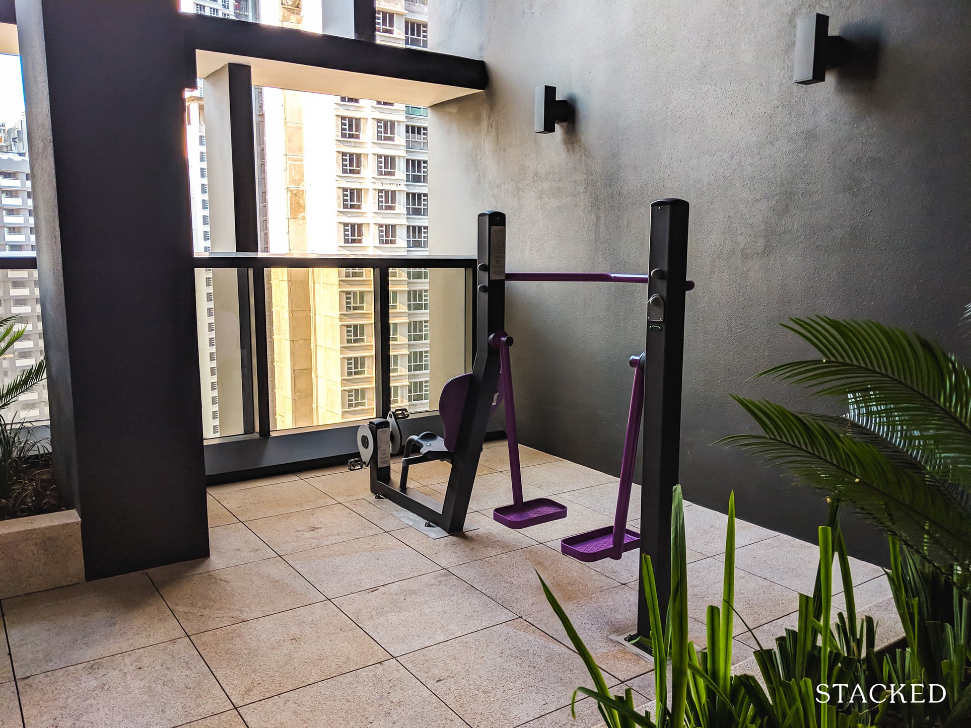 Commonwealth Towers outdoor gym