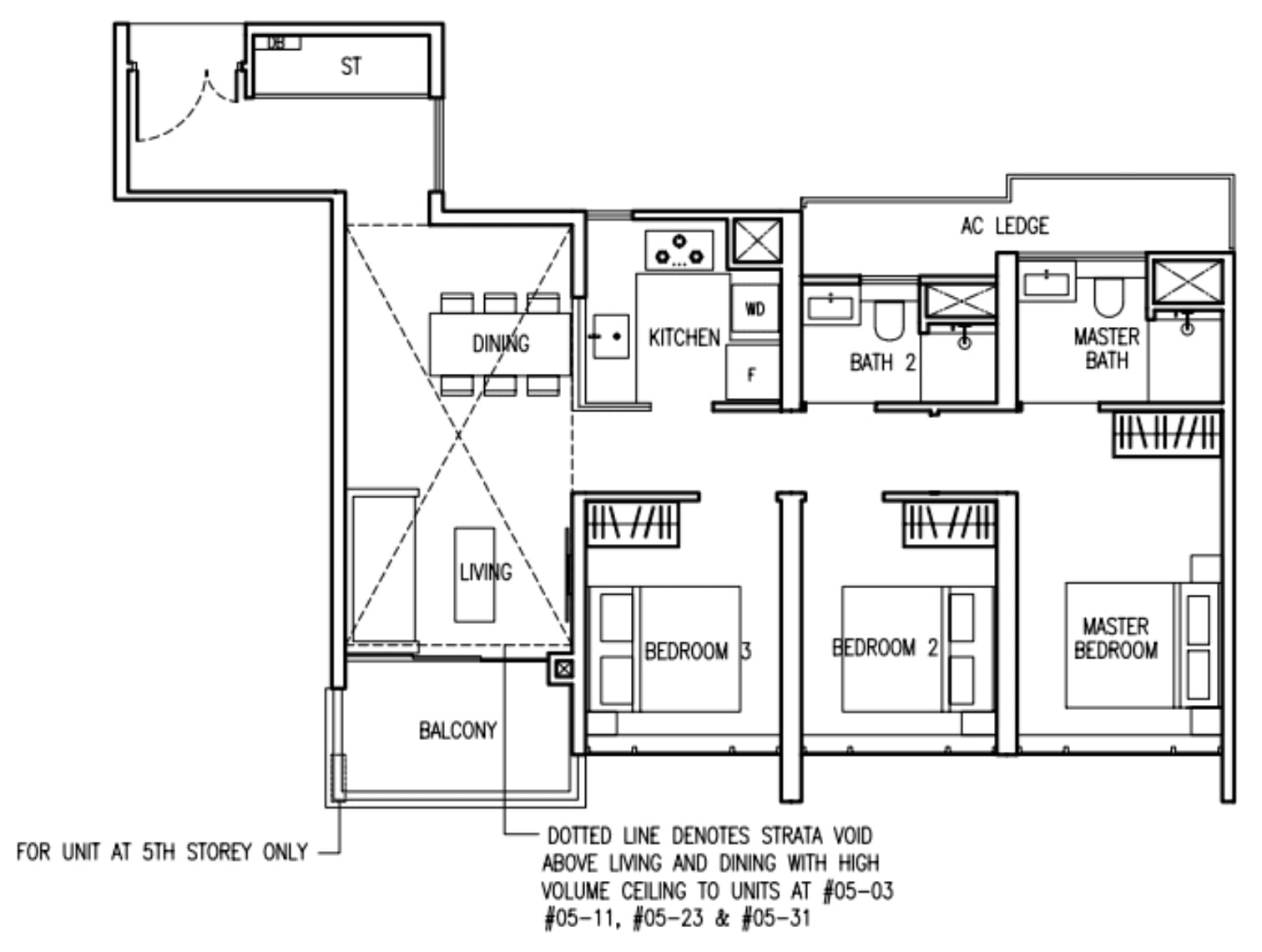 The Commodore 3 Bedroom