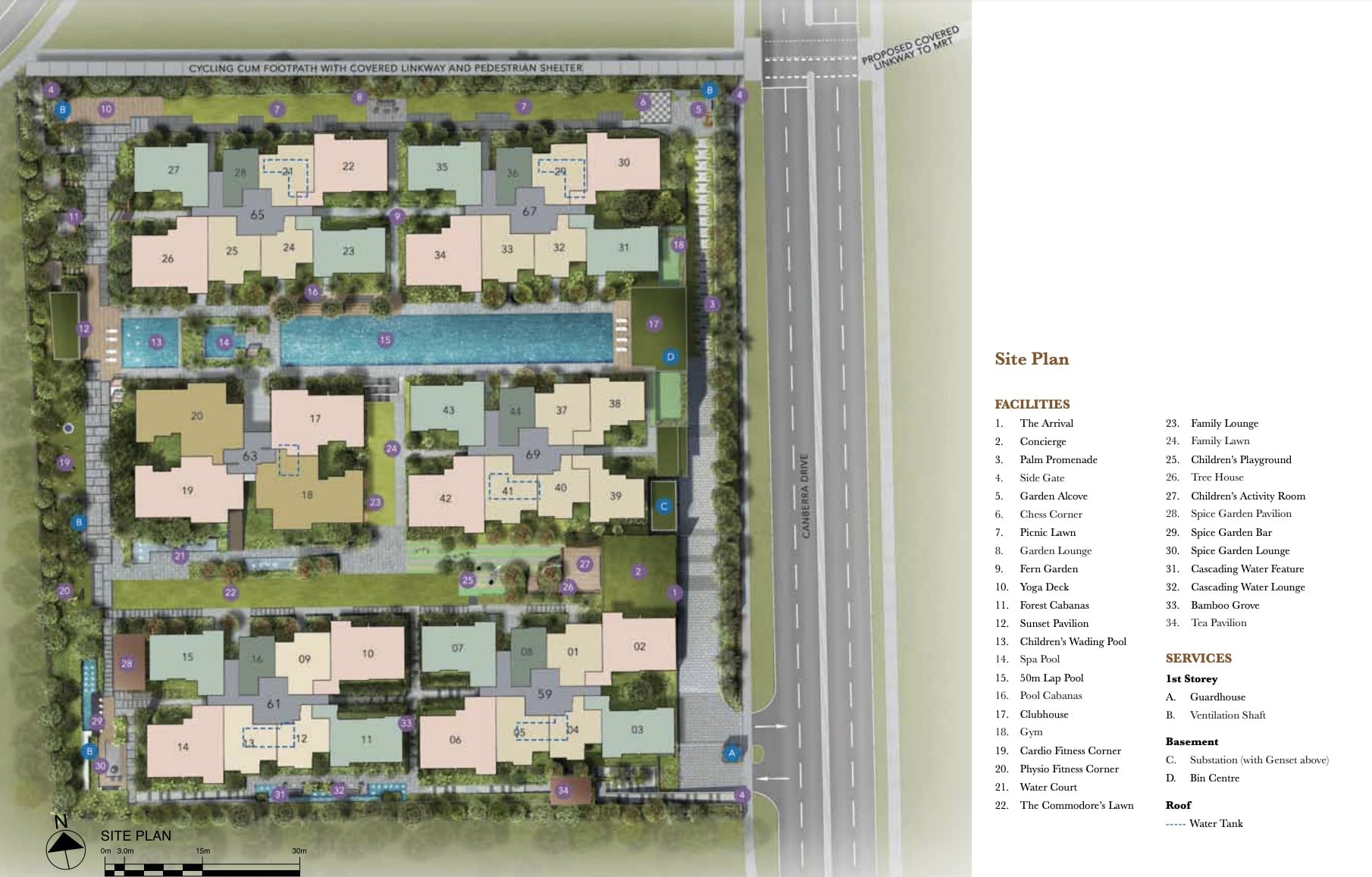 the commodore site plan