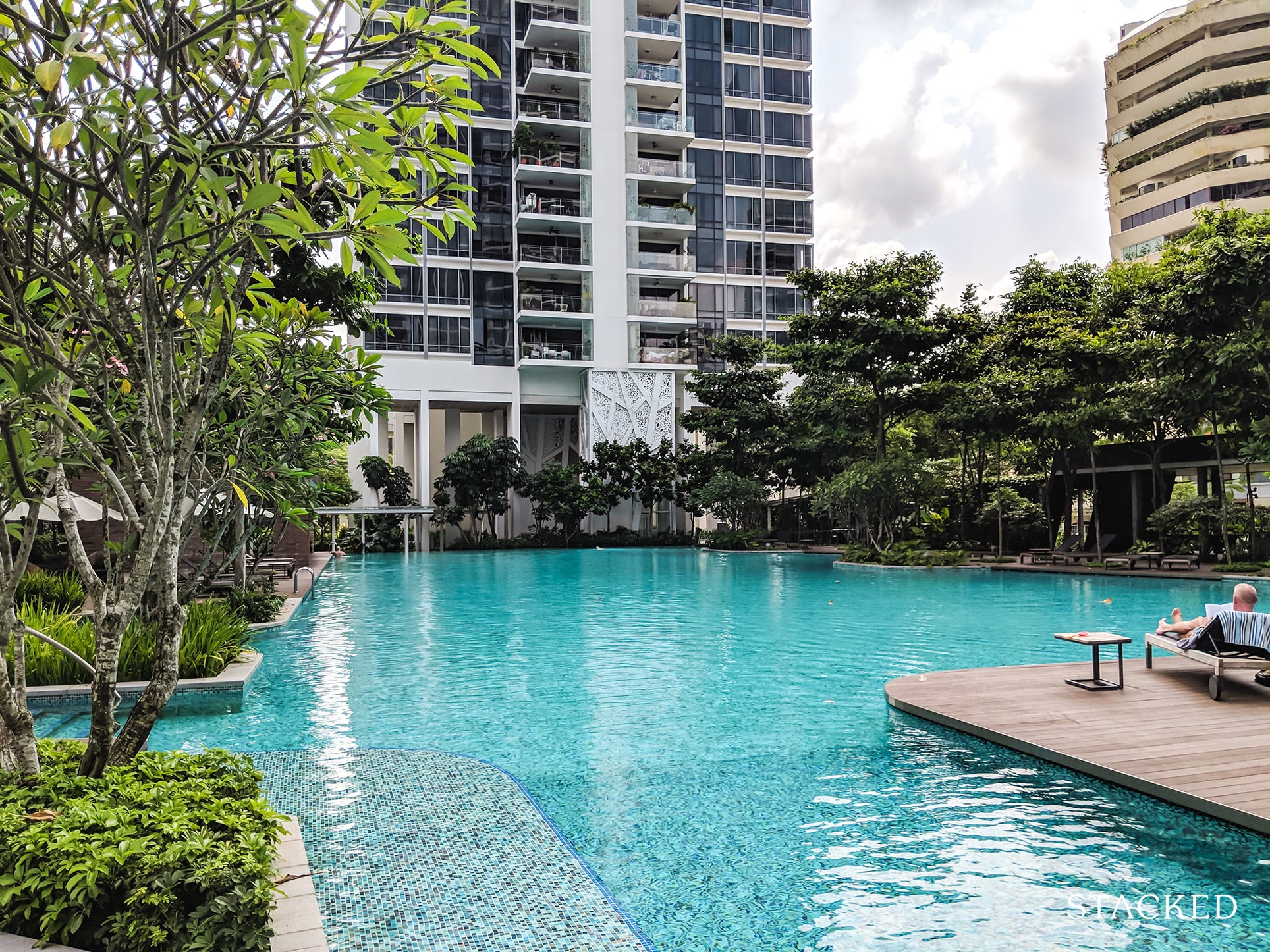 Cyan Condo swimming pool 