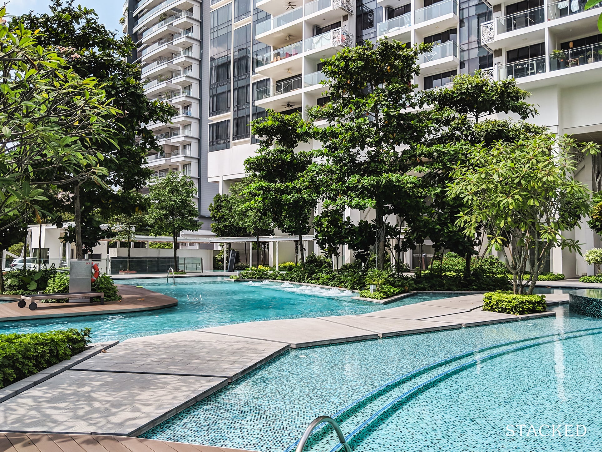 Cyan Condo swimming pool