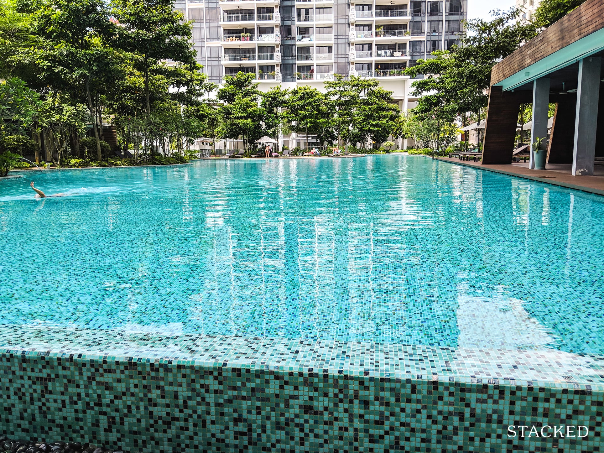 Cyan Condo swimming pool