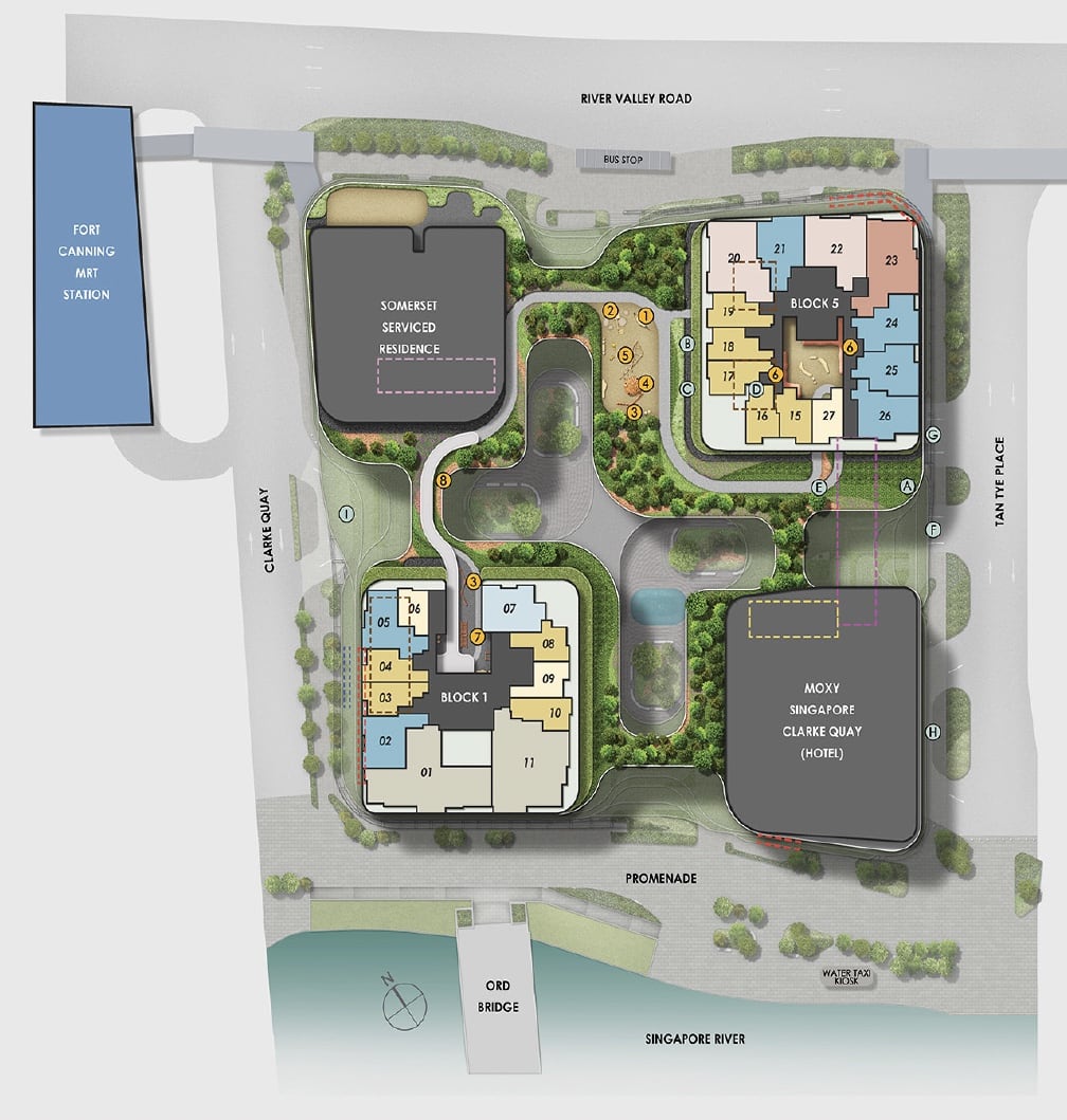 CanningHill Piers Site Plan