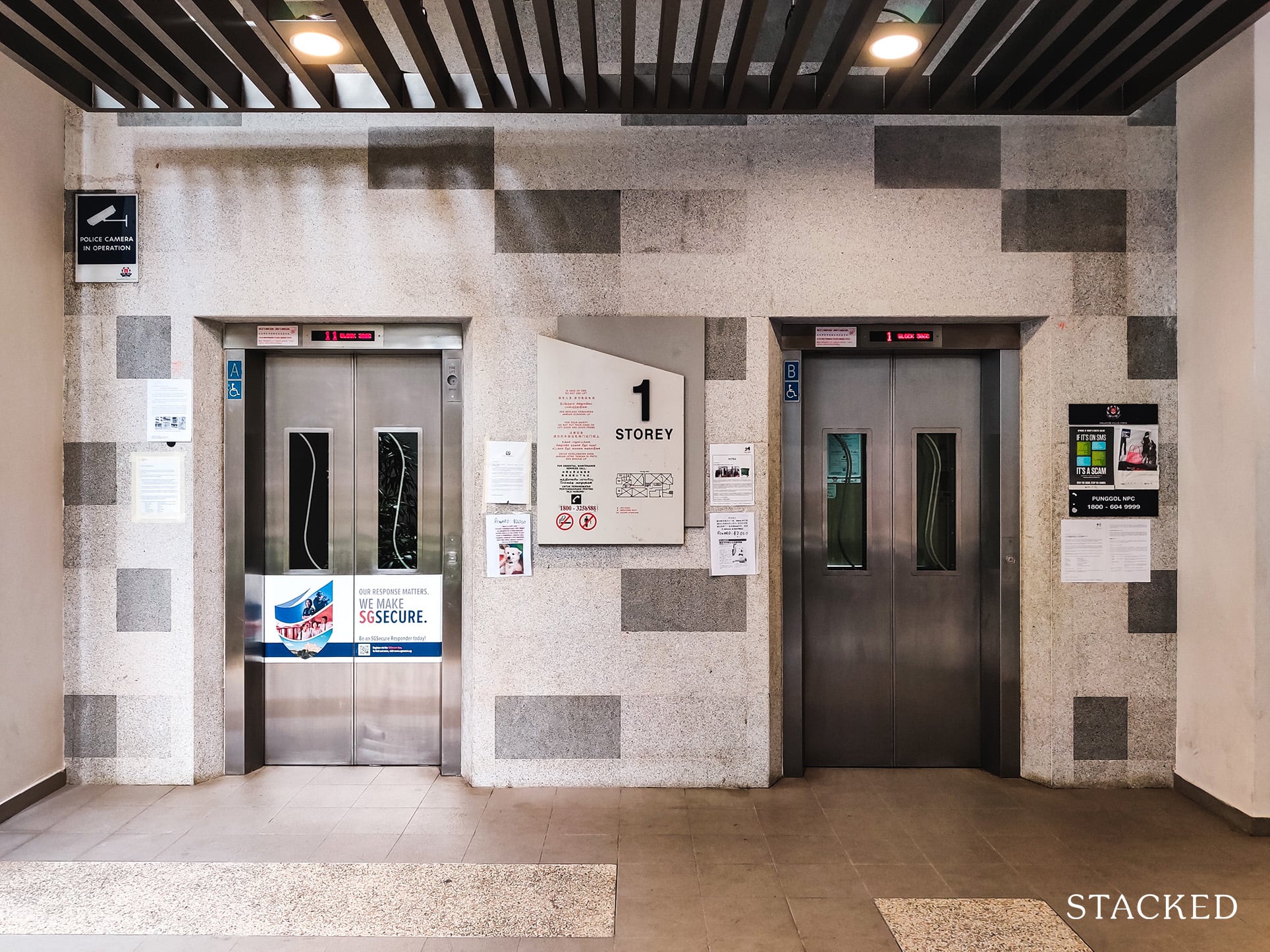 Treelodge@Punggol Lift lobby