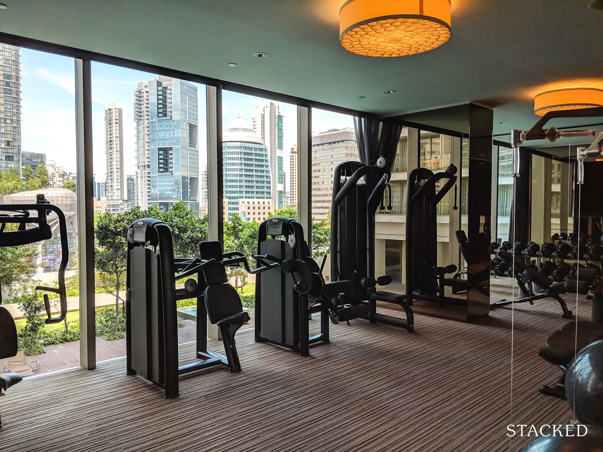 Scotts Square Condo gym 