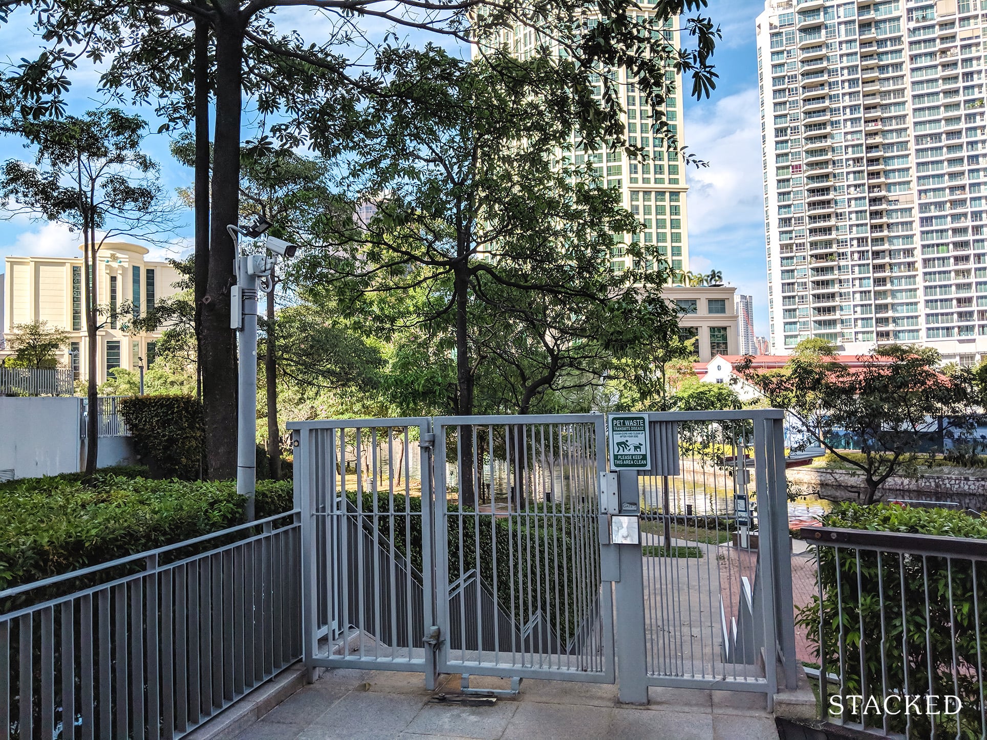 Rivergate Condo access gate