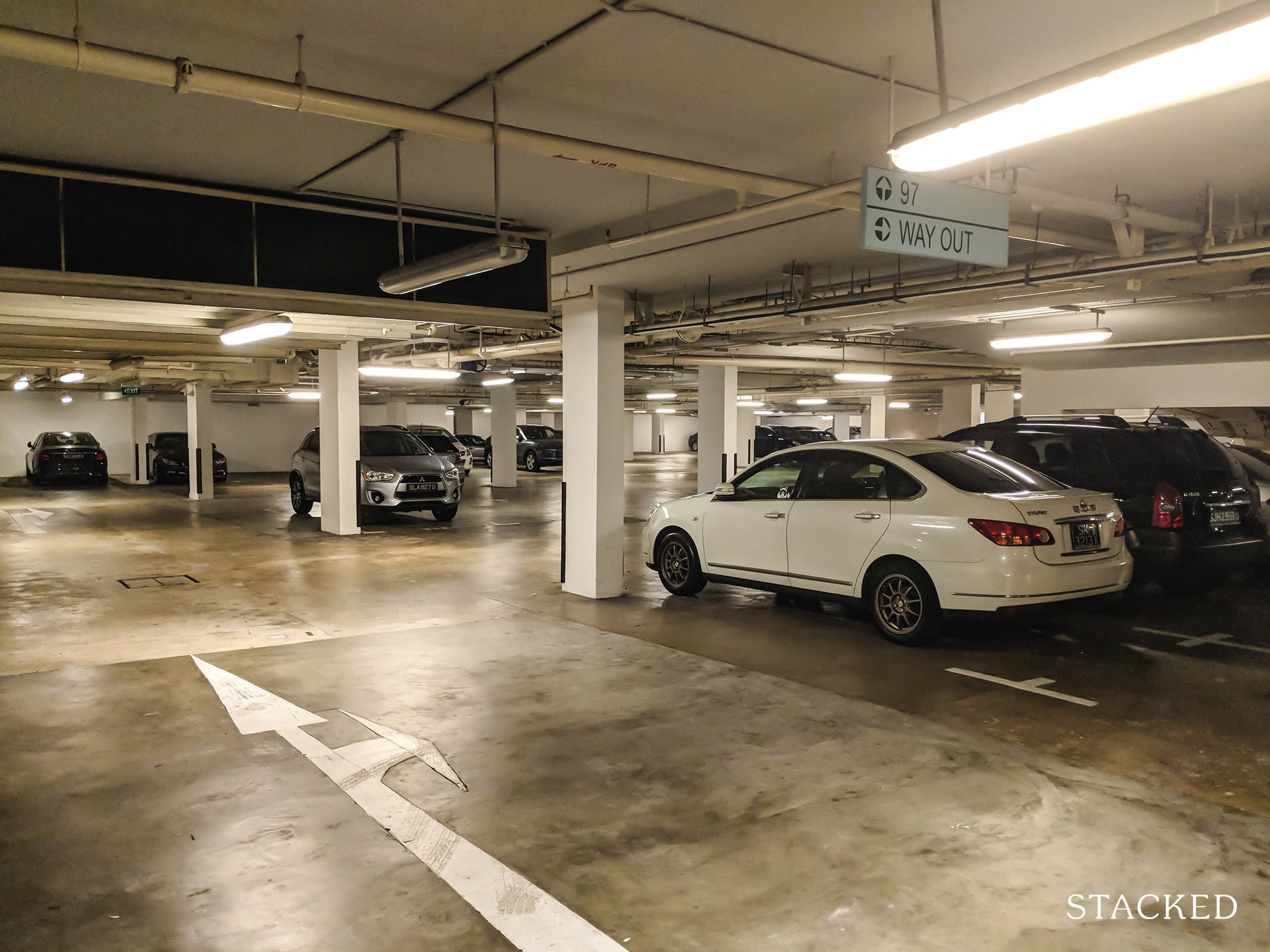 Rivergate Condo carpark