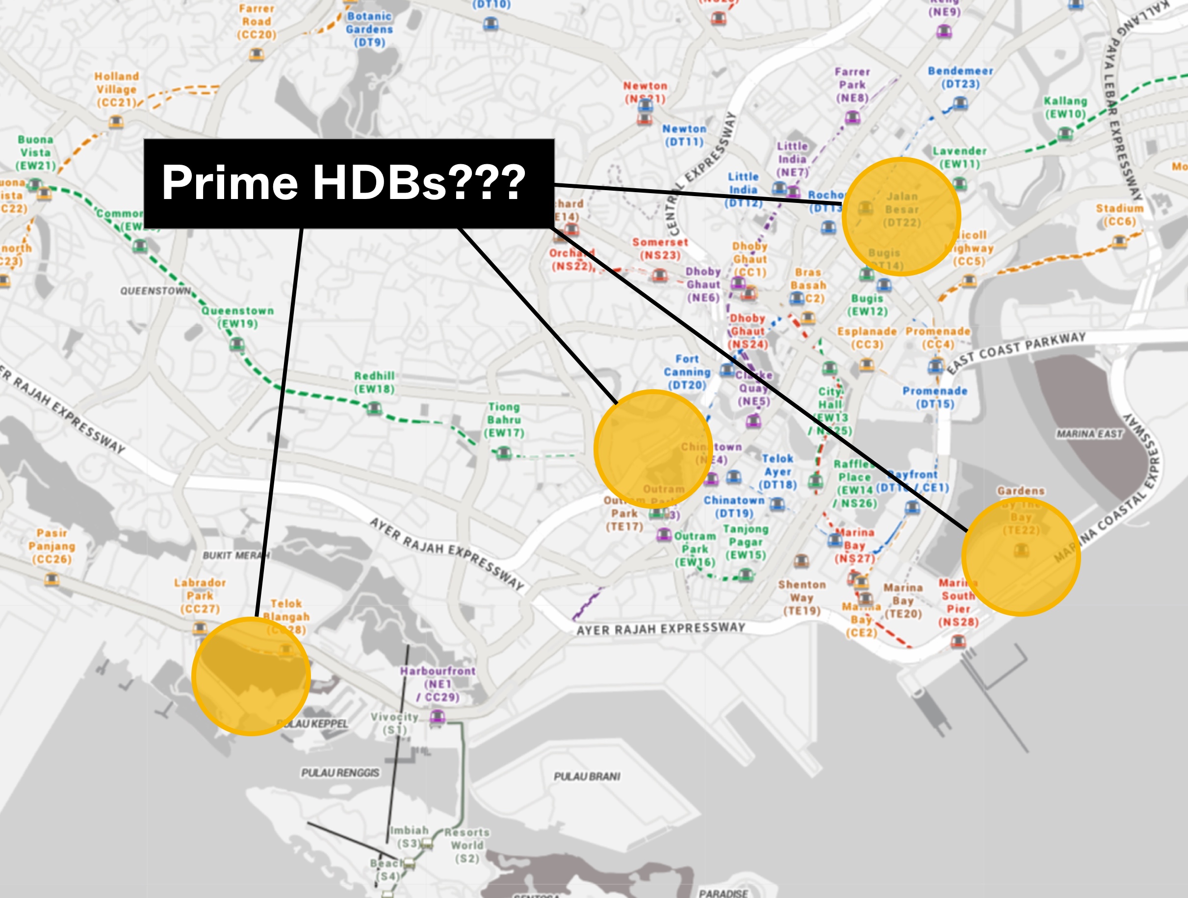 4 Possible Locations Of Future Prime BTO Flats Under The PLH Model