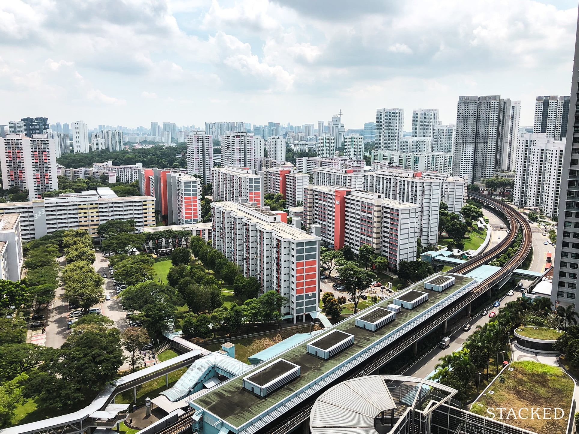 Clementi Cascadia MRT View