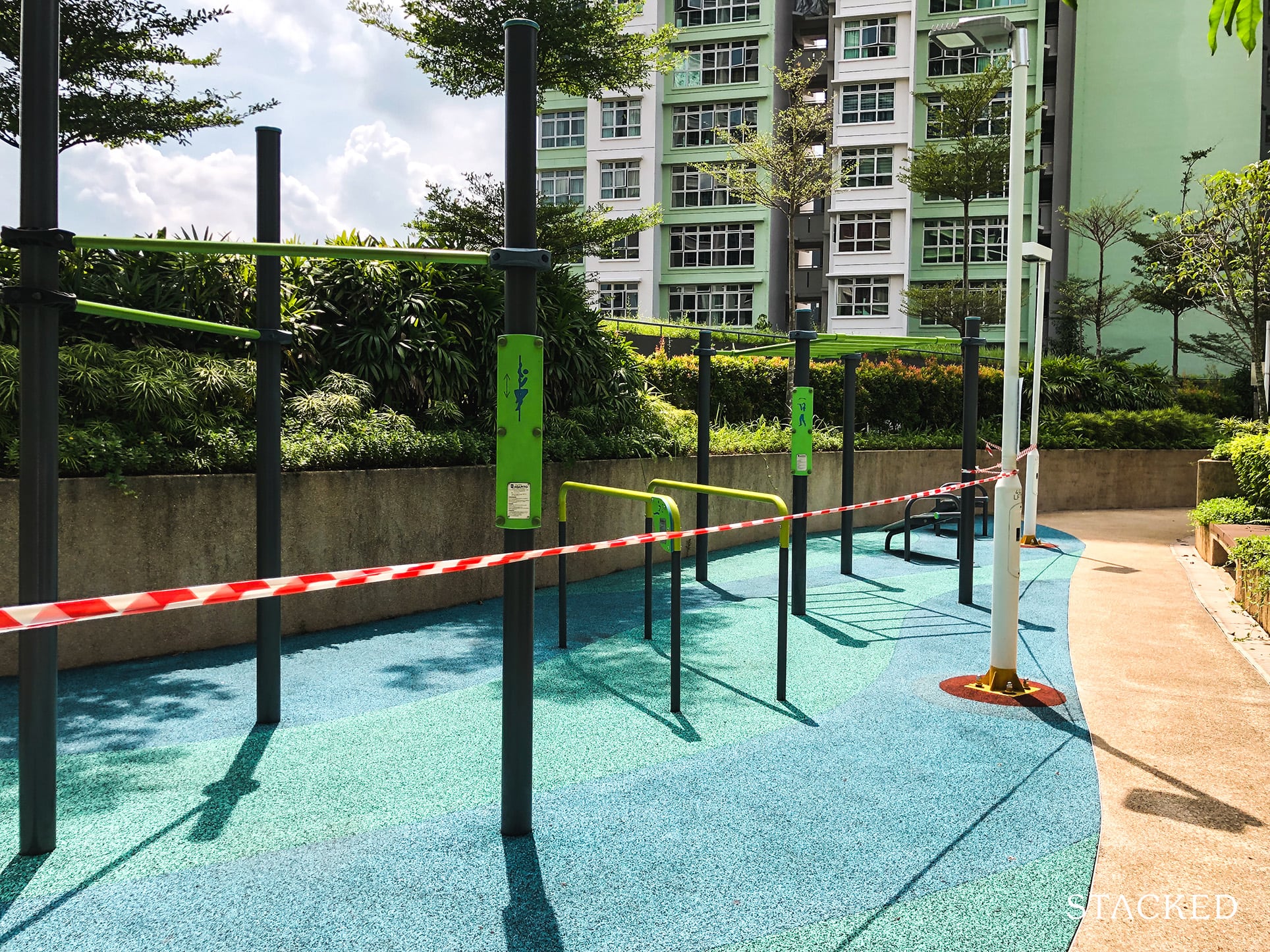 Clementi Cascadia Rooftop Garden Fitness Area