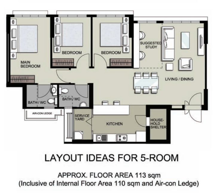 Tampines GreenEdge 5-room 