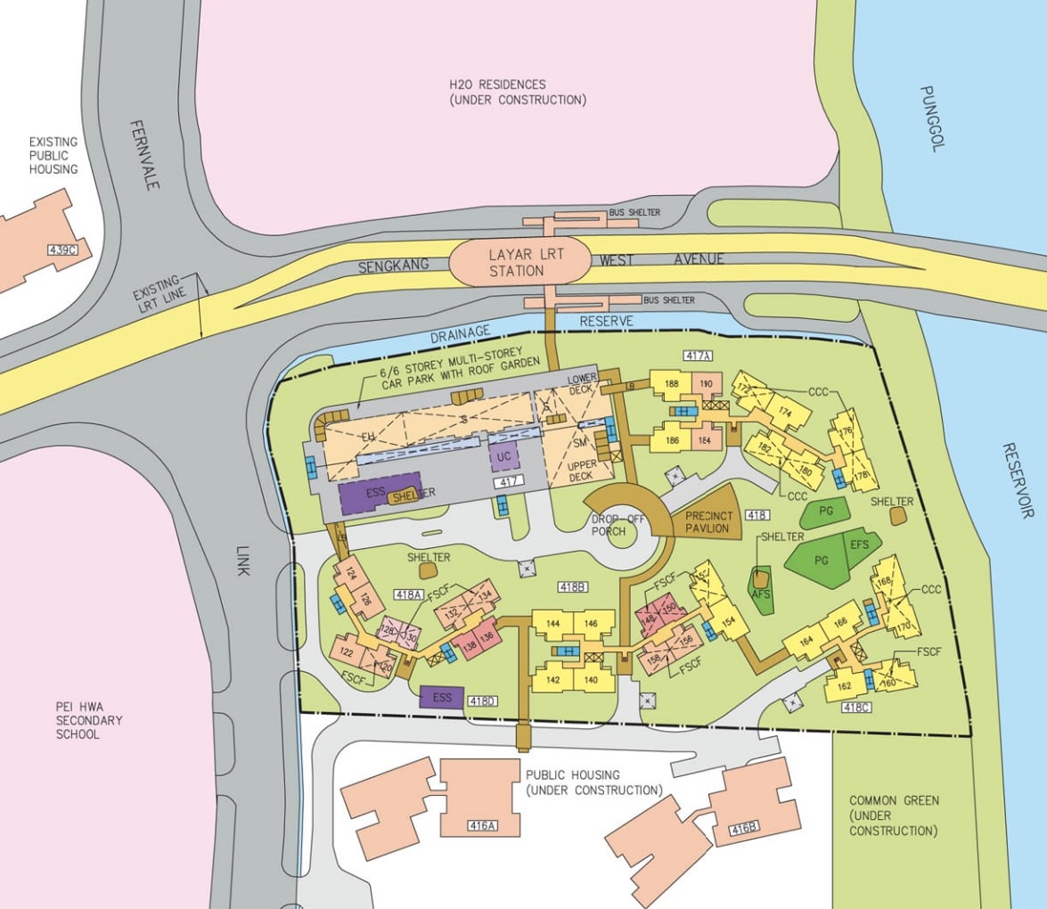 Fernvale Riverwalk Site Plan