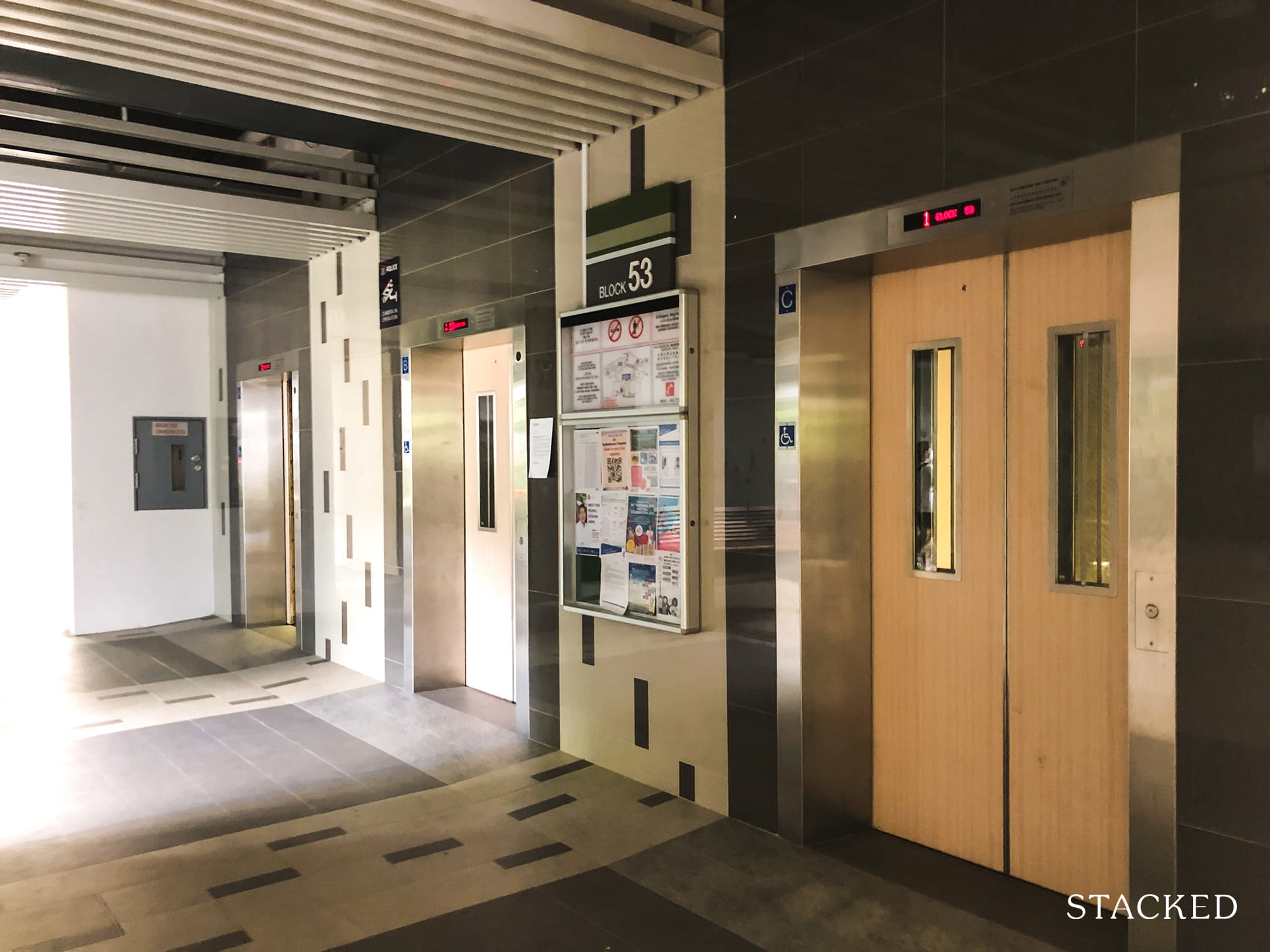 Forfar Heights Lift Lobby