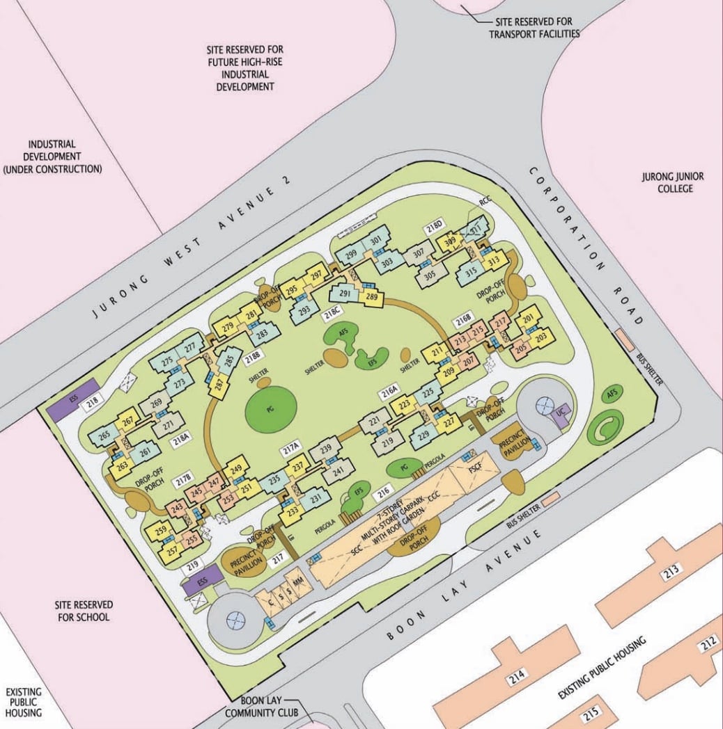 Boon Lay View Site Plan