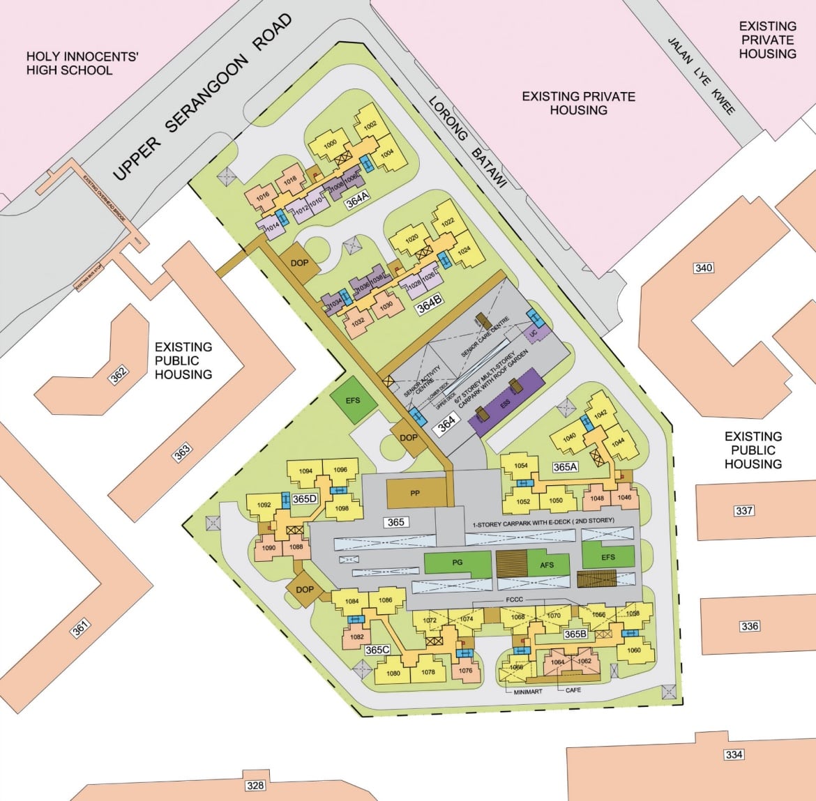 Hougang Meadow Site Plan