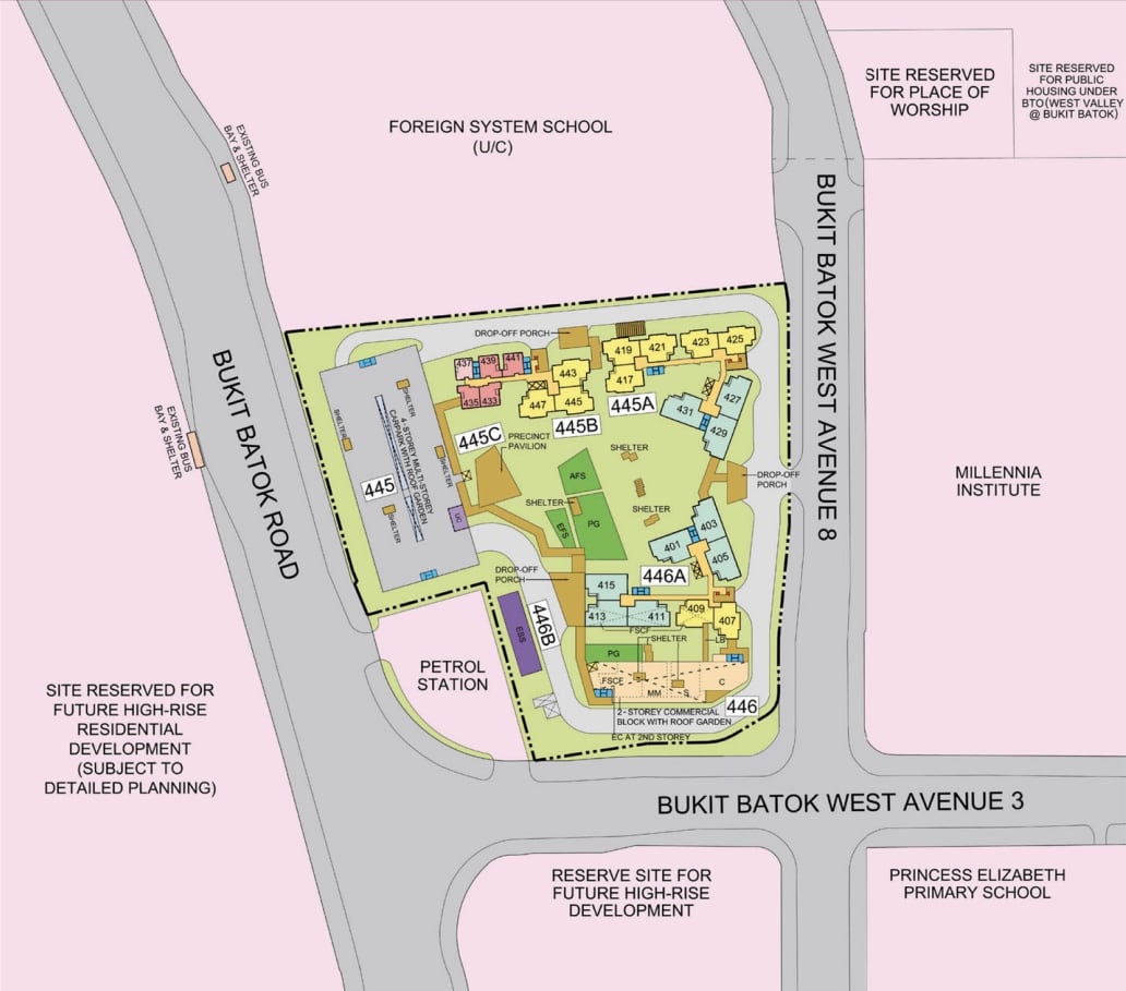West Crest @ Bukit Batok Site Plan