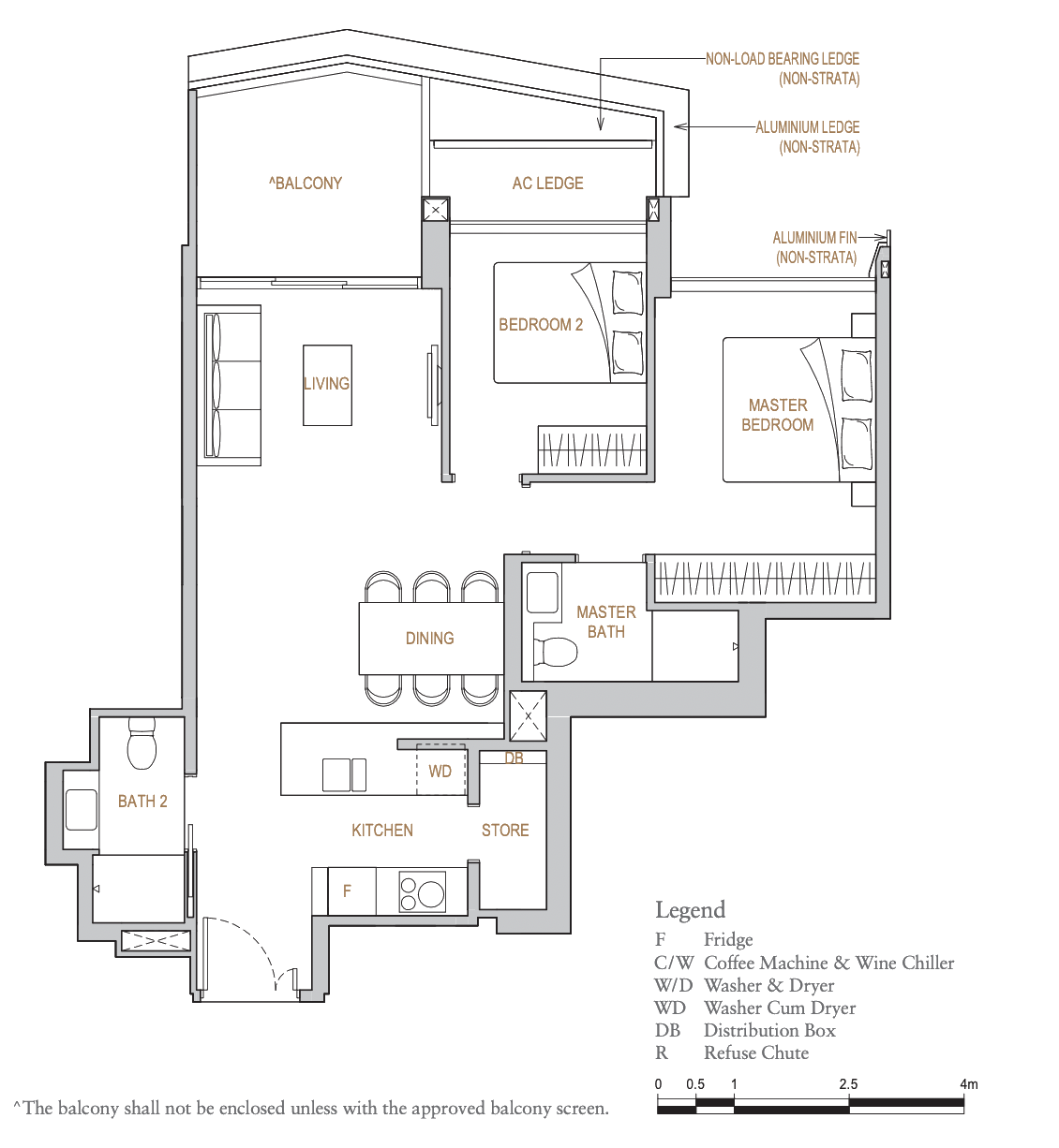perfect ten 2 bedroom floor plan