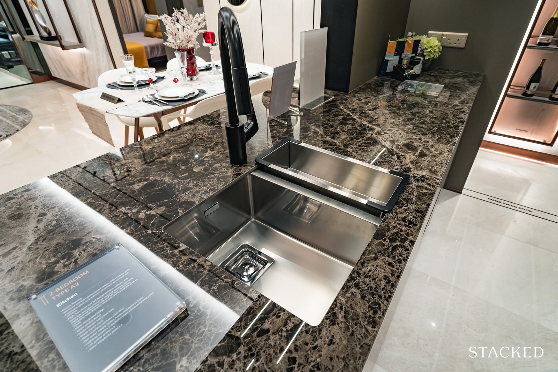 perfect ten 2 bedroom kitchen sink