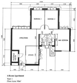 4 Room Apartment 250x269 