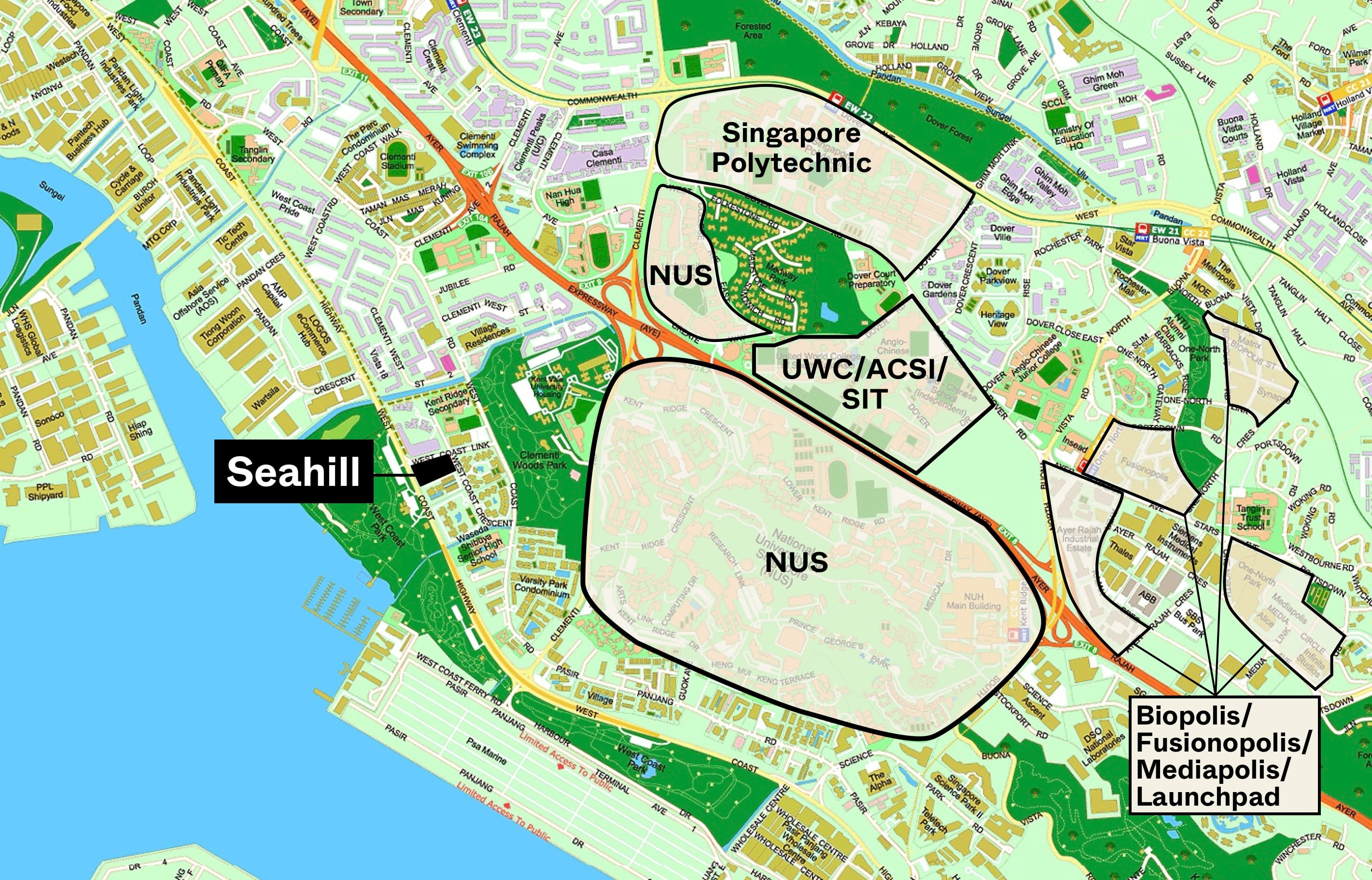 Seahill Location