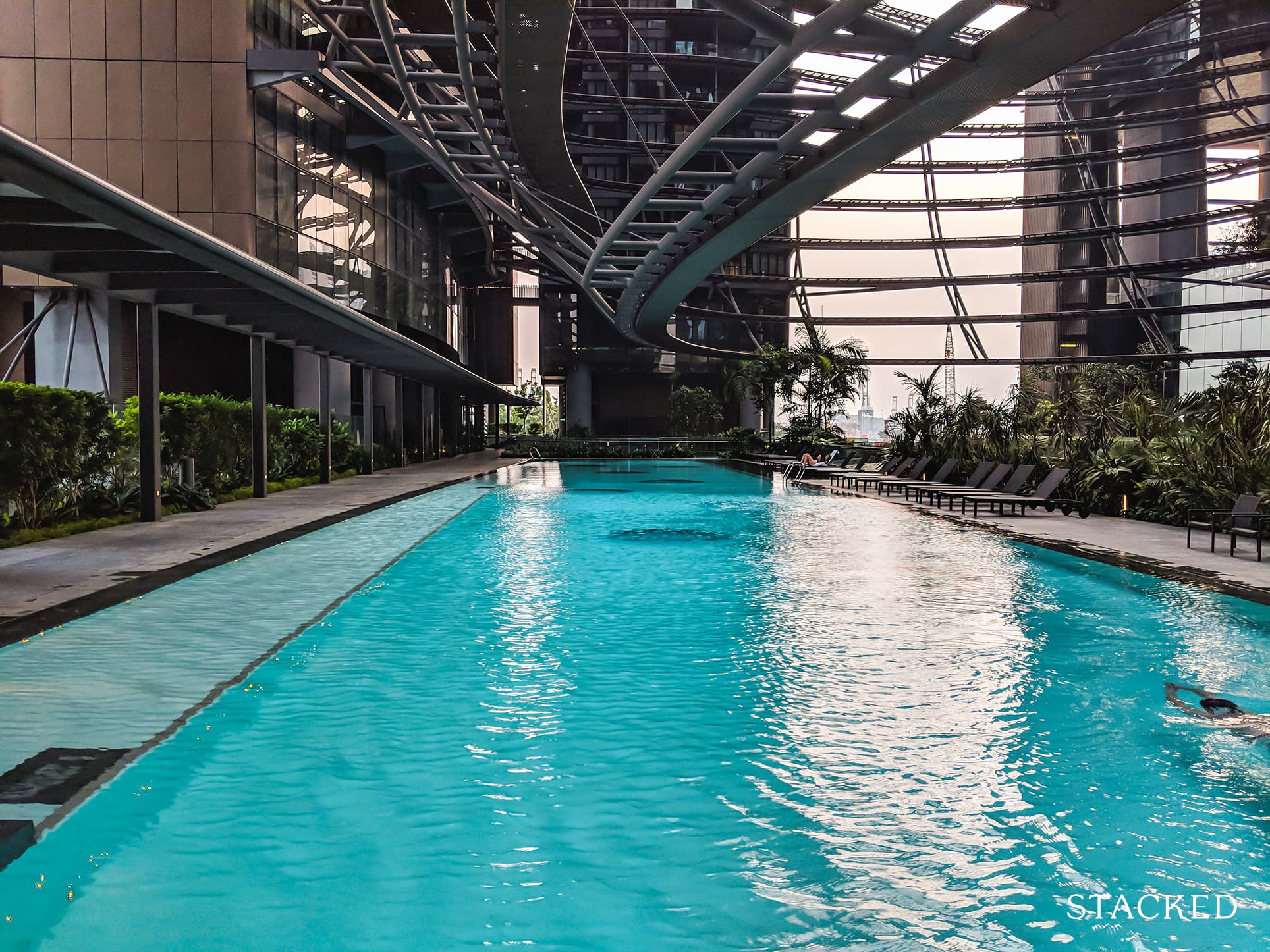 Marina One Residences swimming lap pool 