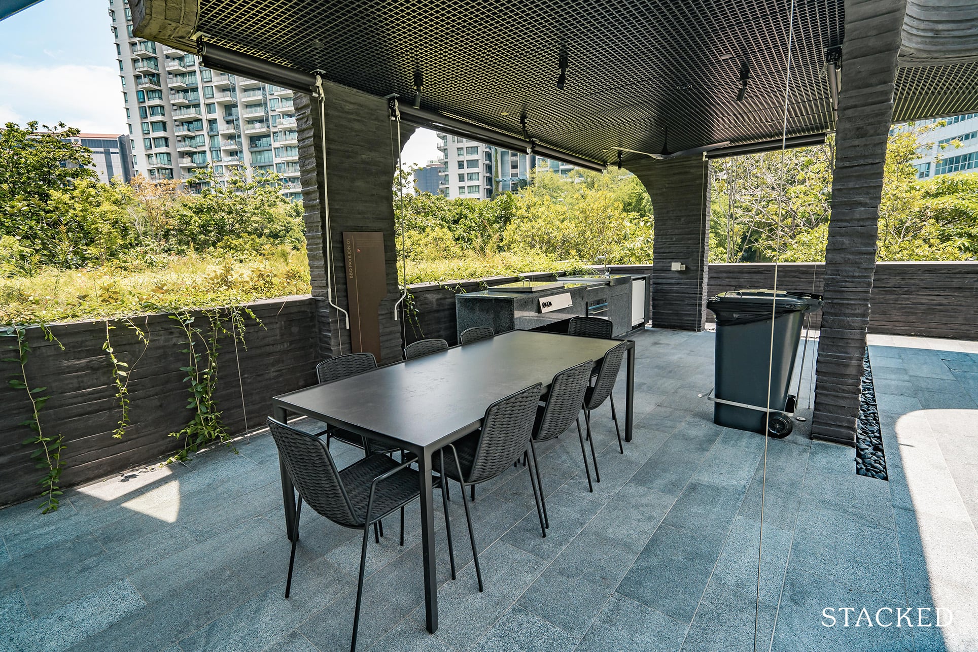 martin modern condo bbq pavilion