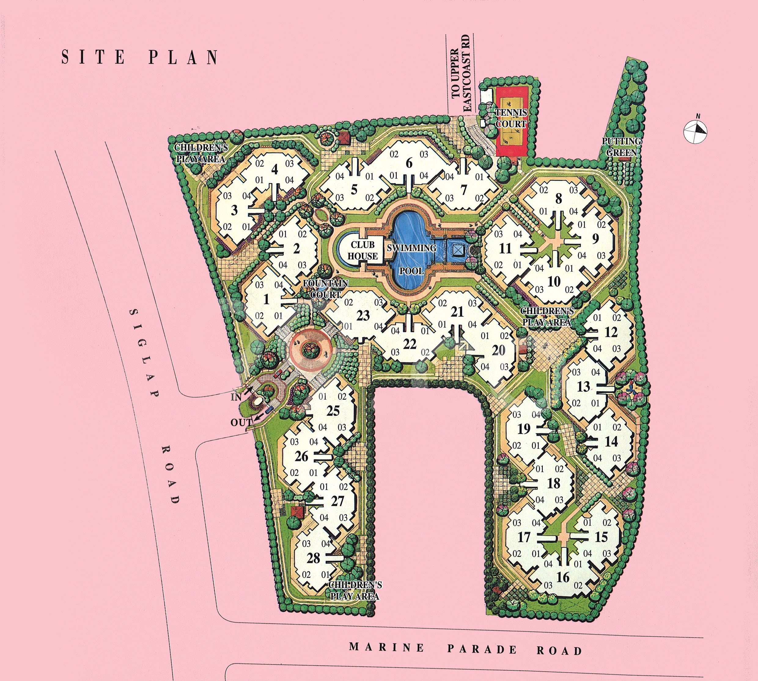 villa marina siteplan