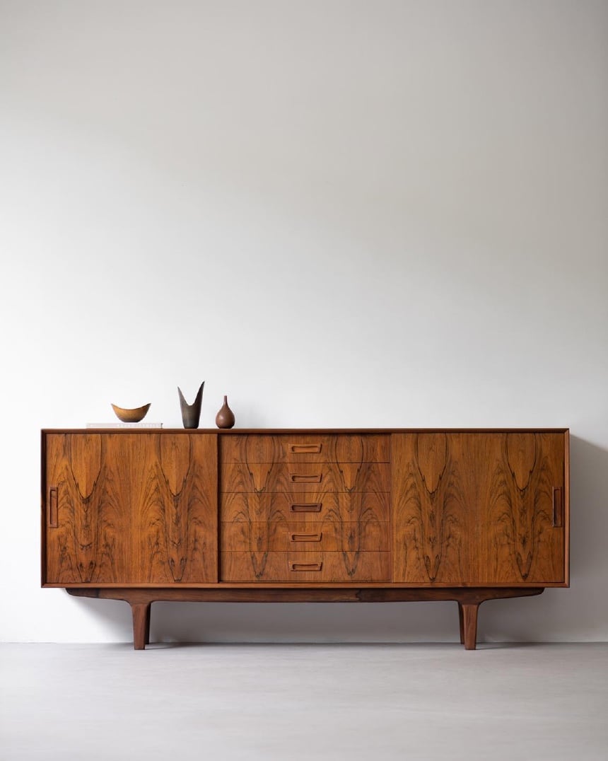 Noden Vintage Danish sideboard in Brazilian rosewood 1