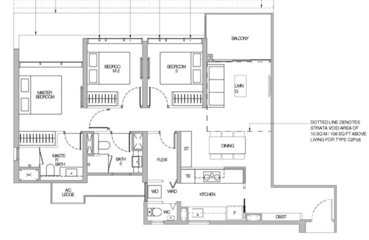 Whistler Grand 3 bedroom layout