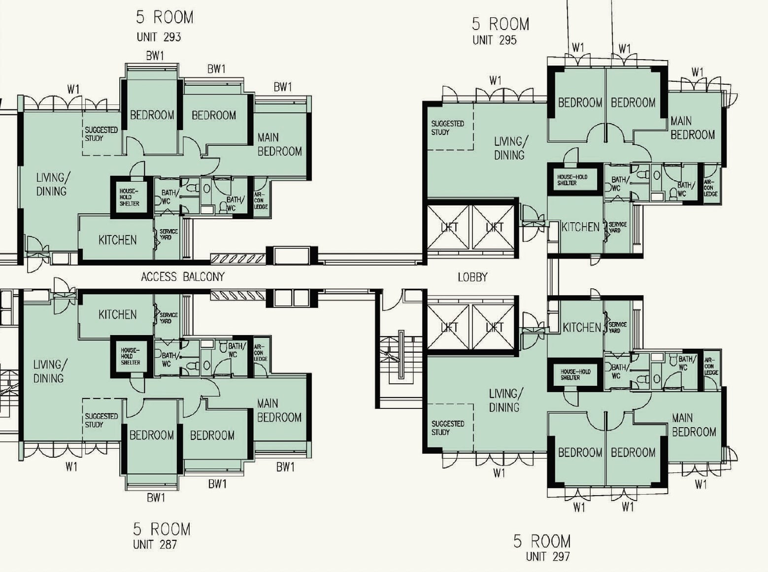 casa clementi 5 room flat