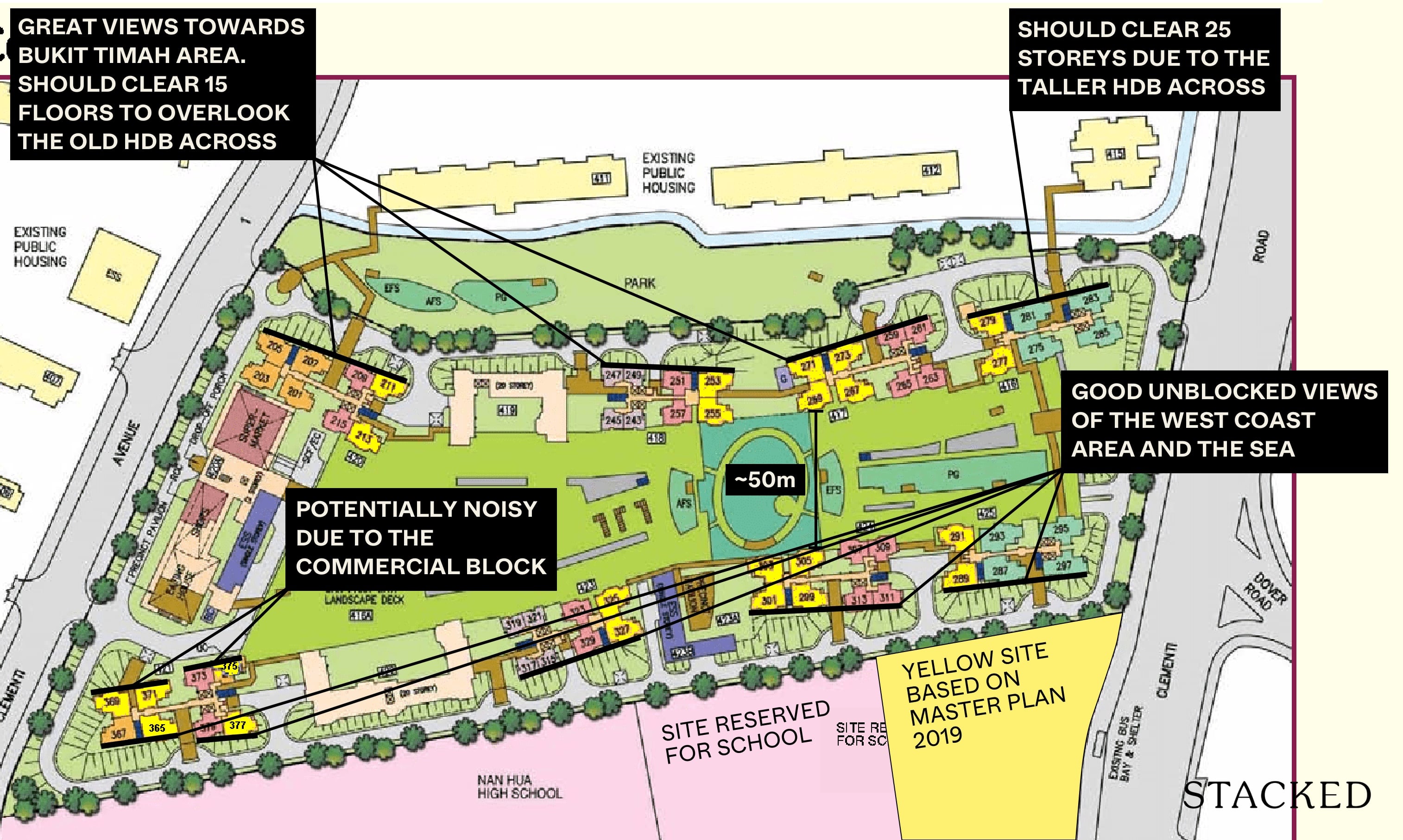 casa clementi site plan