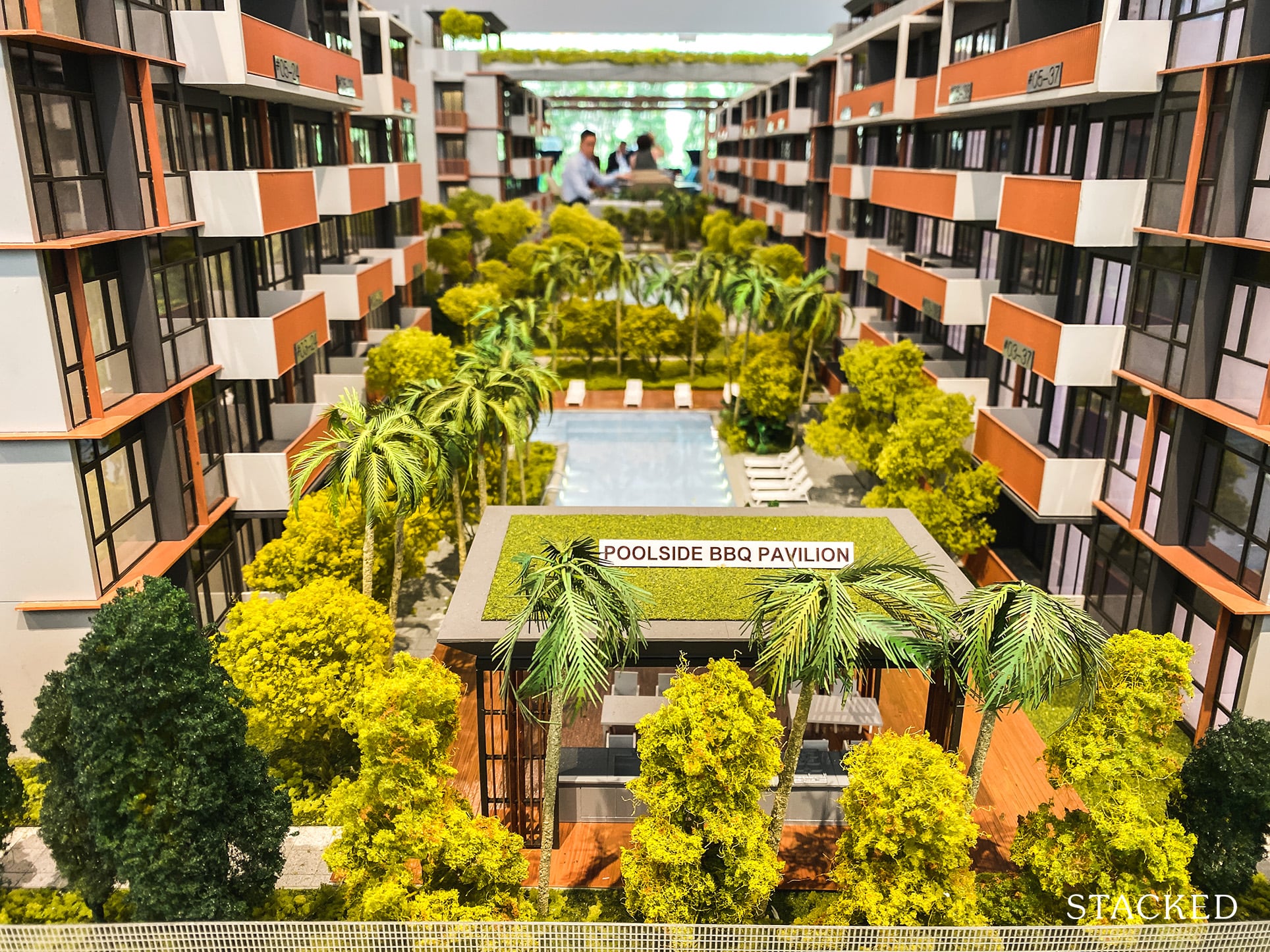 RoyalGreen Condo swimming view