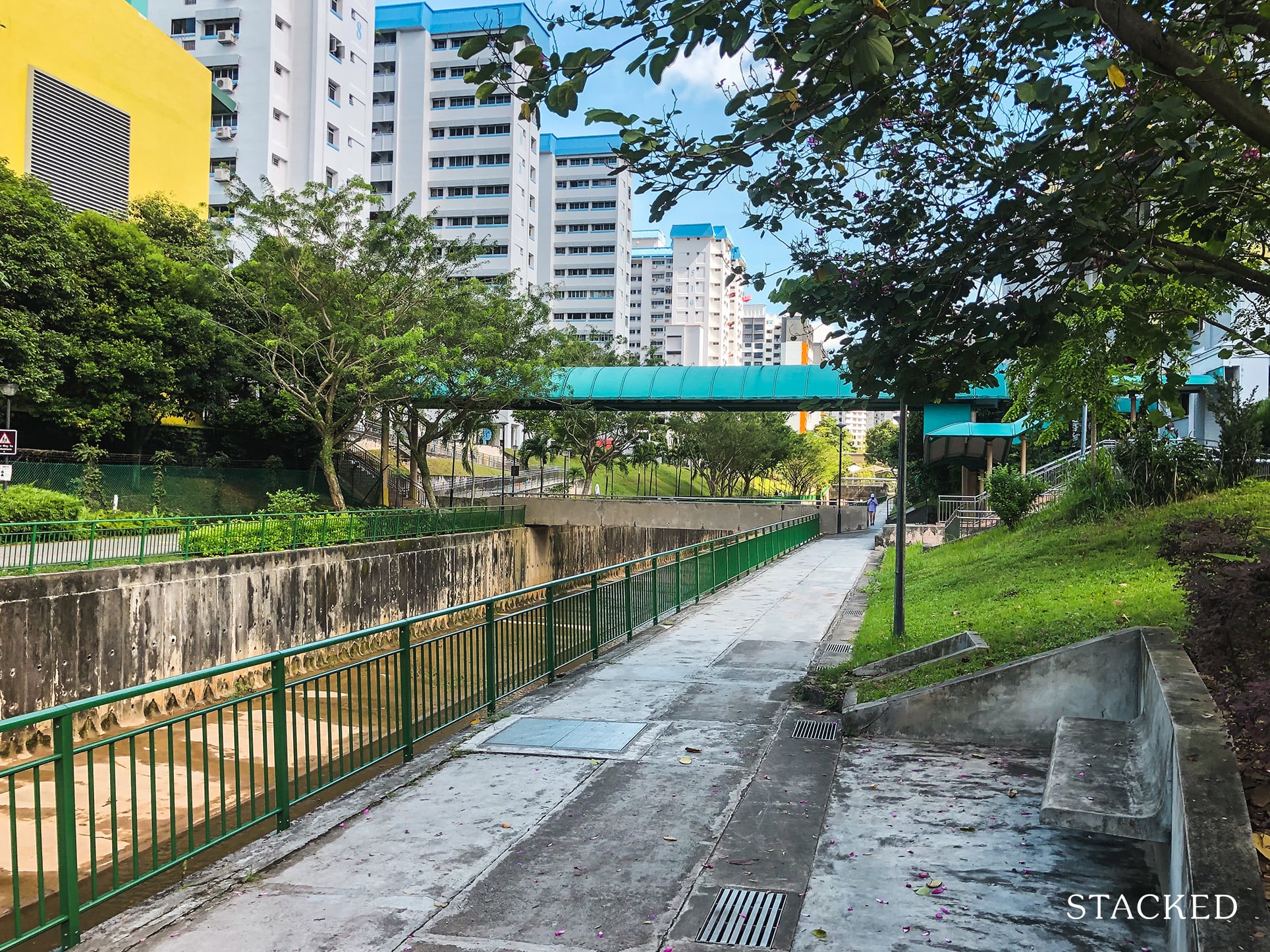 Fajar HDB 54 canal walkway